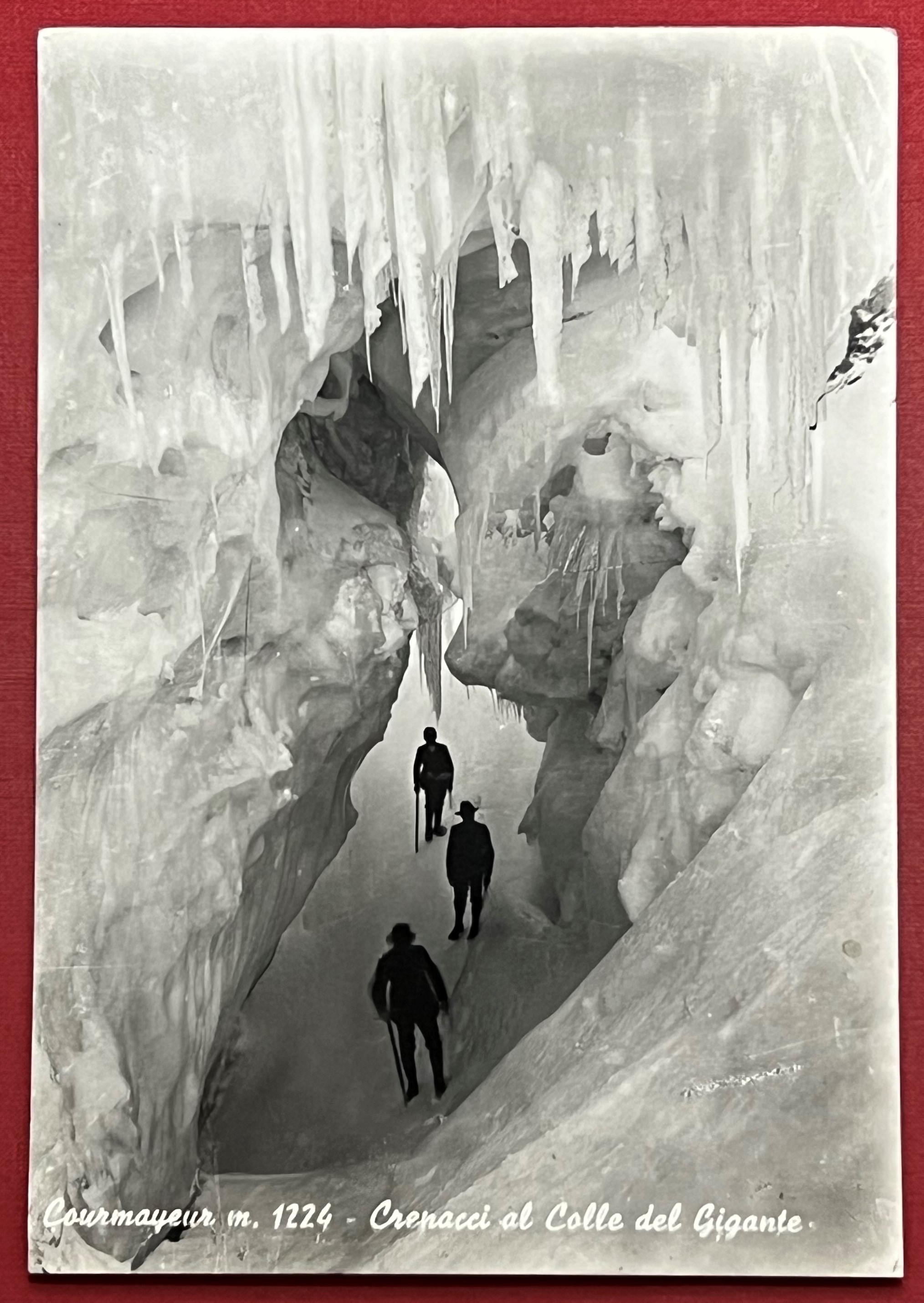 Cartolina - Courmayeur - Crepacci al Colle del Gigante - …