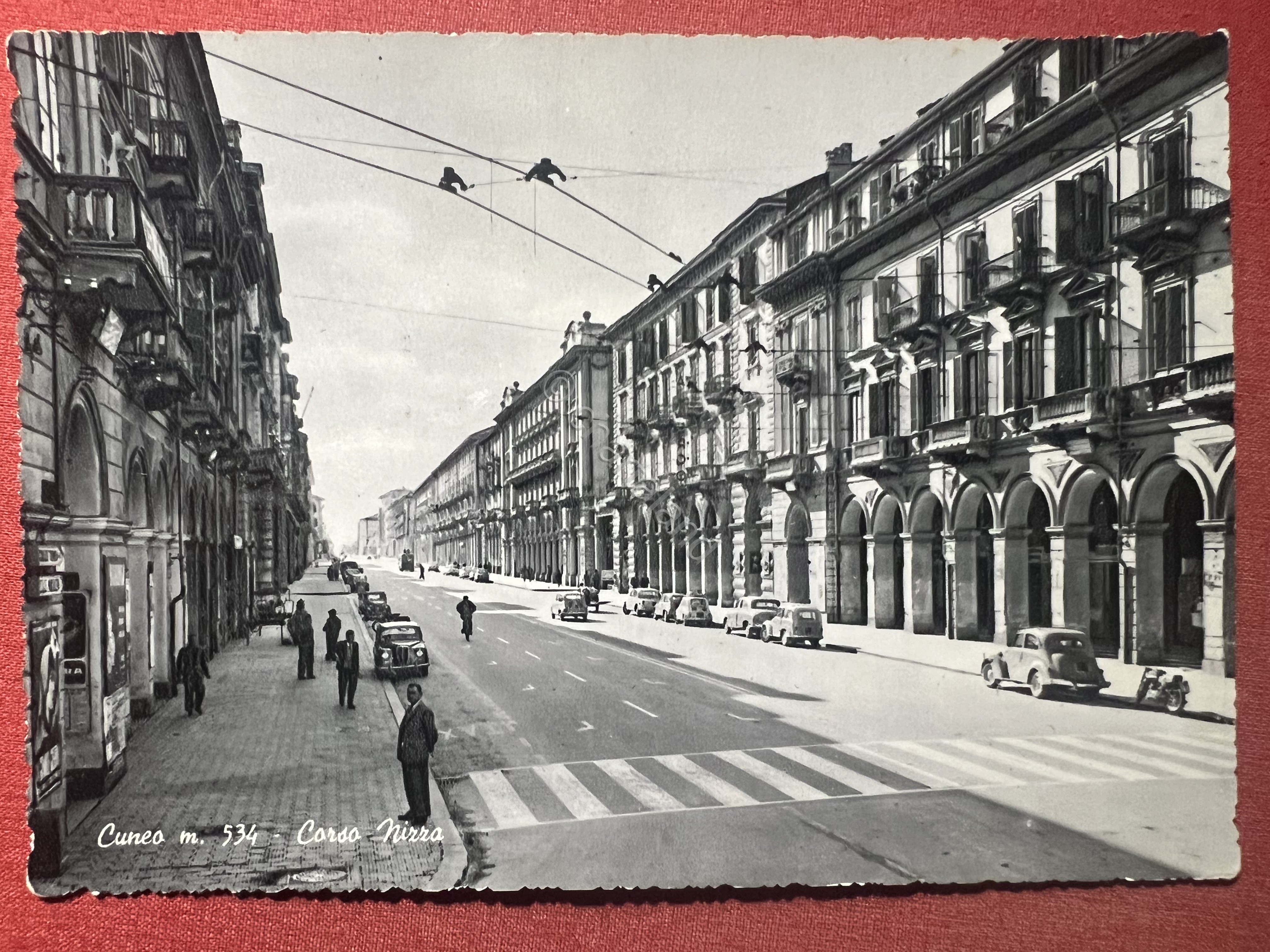 Cartolina - Cuneo - Corso Nizza - 1950 ca.