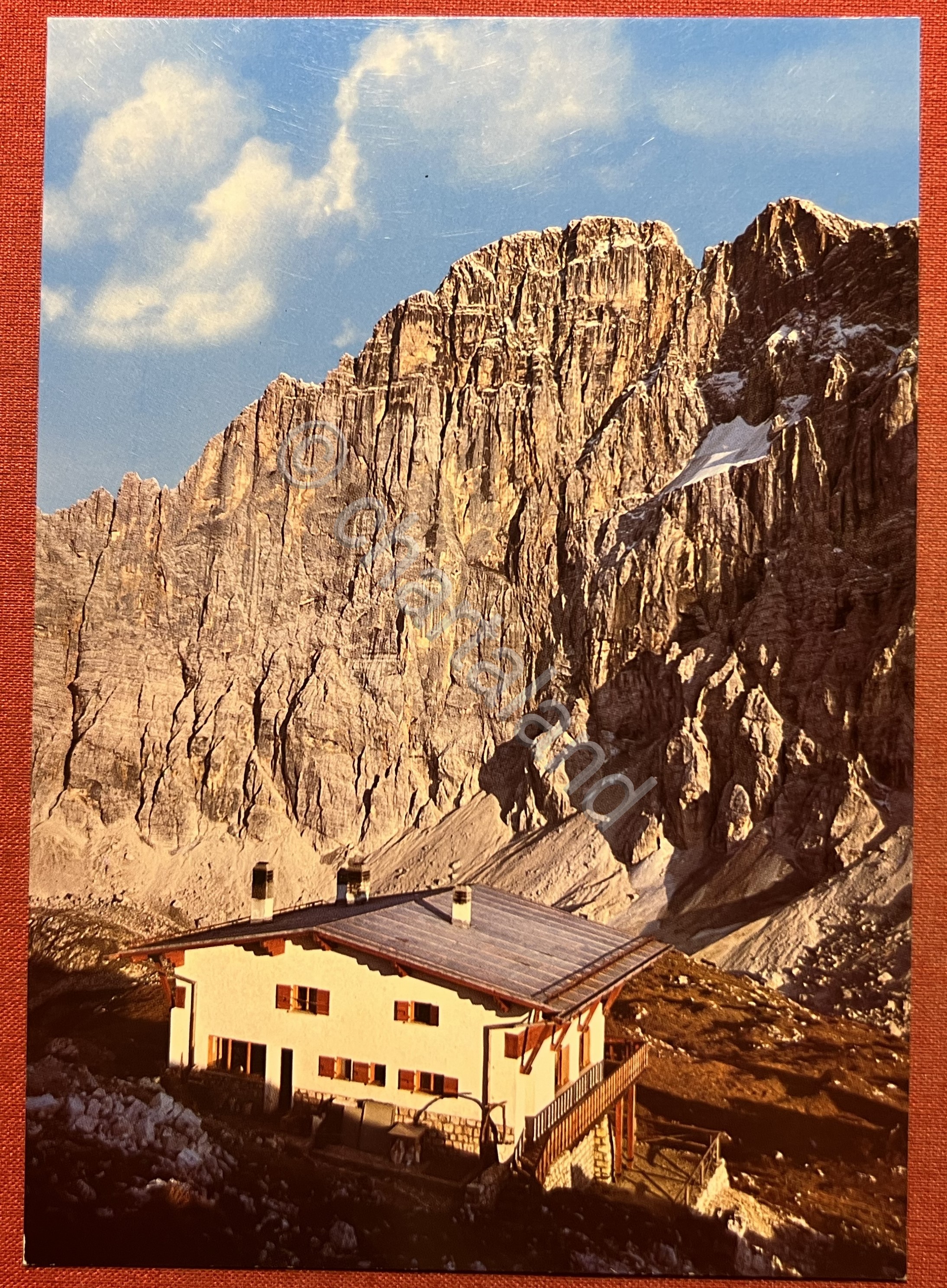 Cartolina - Dolomiti - Rifugio A. Tissi verso il Civetta …