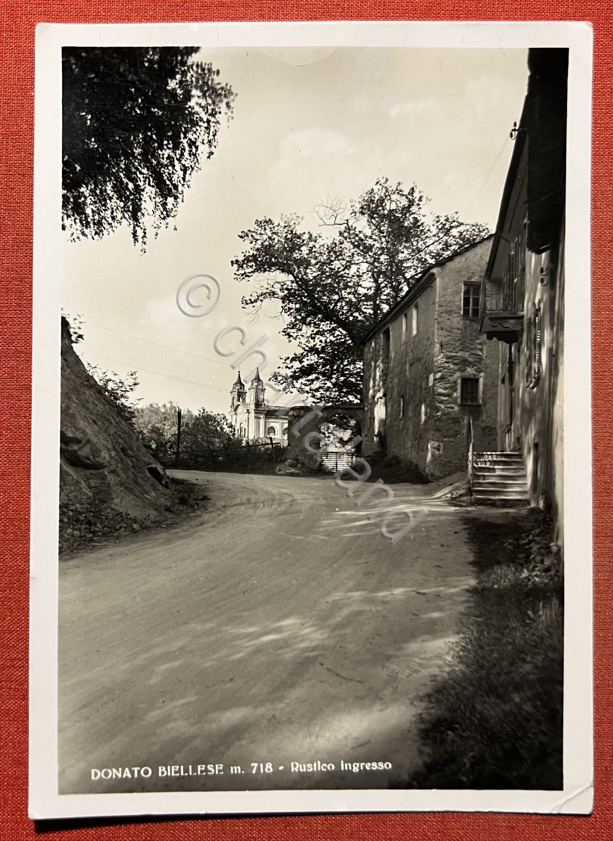 Cartolina - Donato Biellese - Rustico Ingresso - 1955