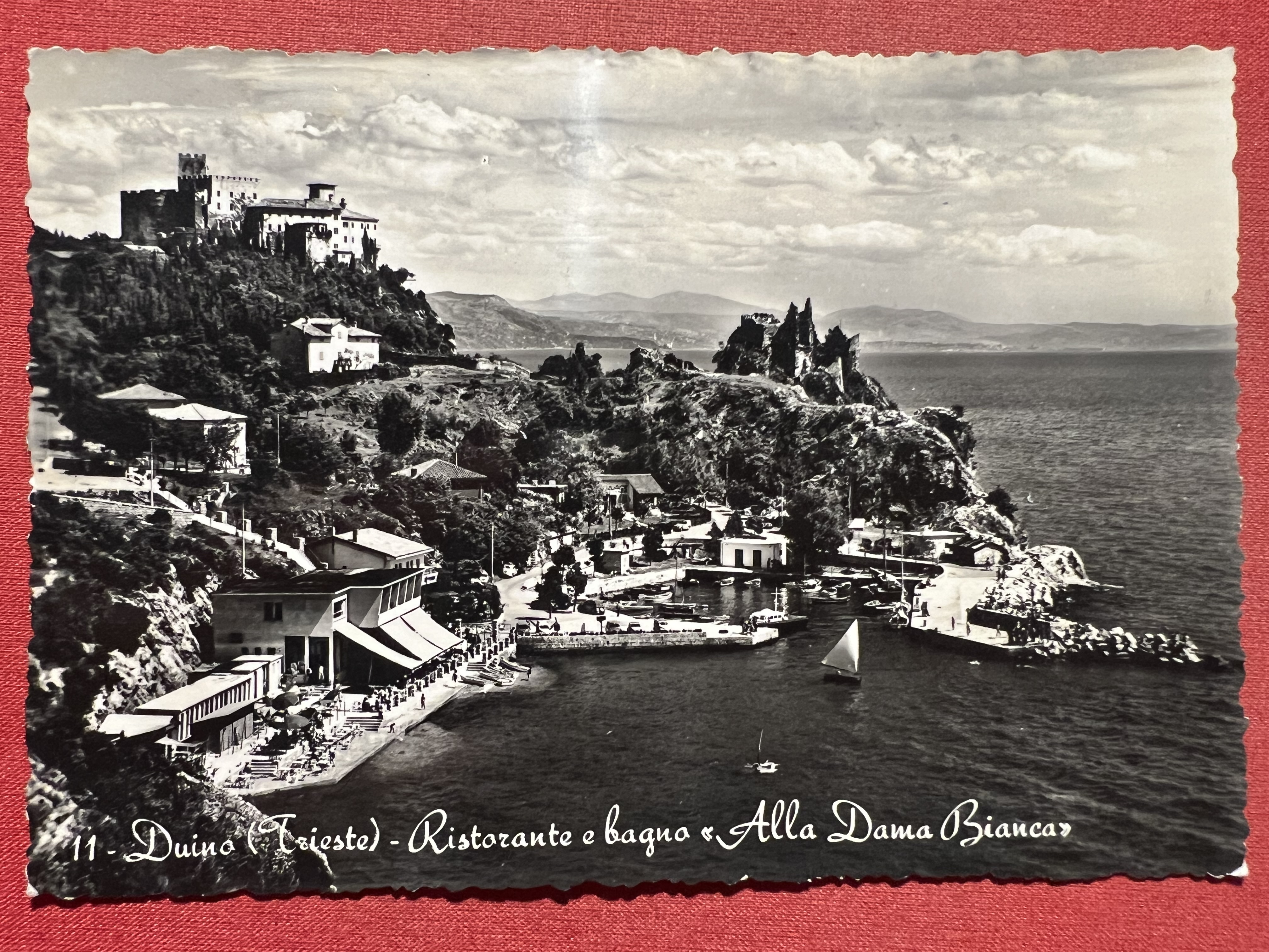 Cartolina - Duino ( Trieste ) - Ristorante e Bagno …
