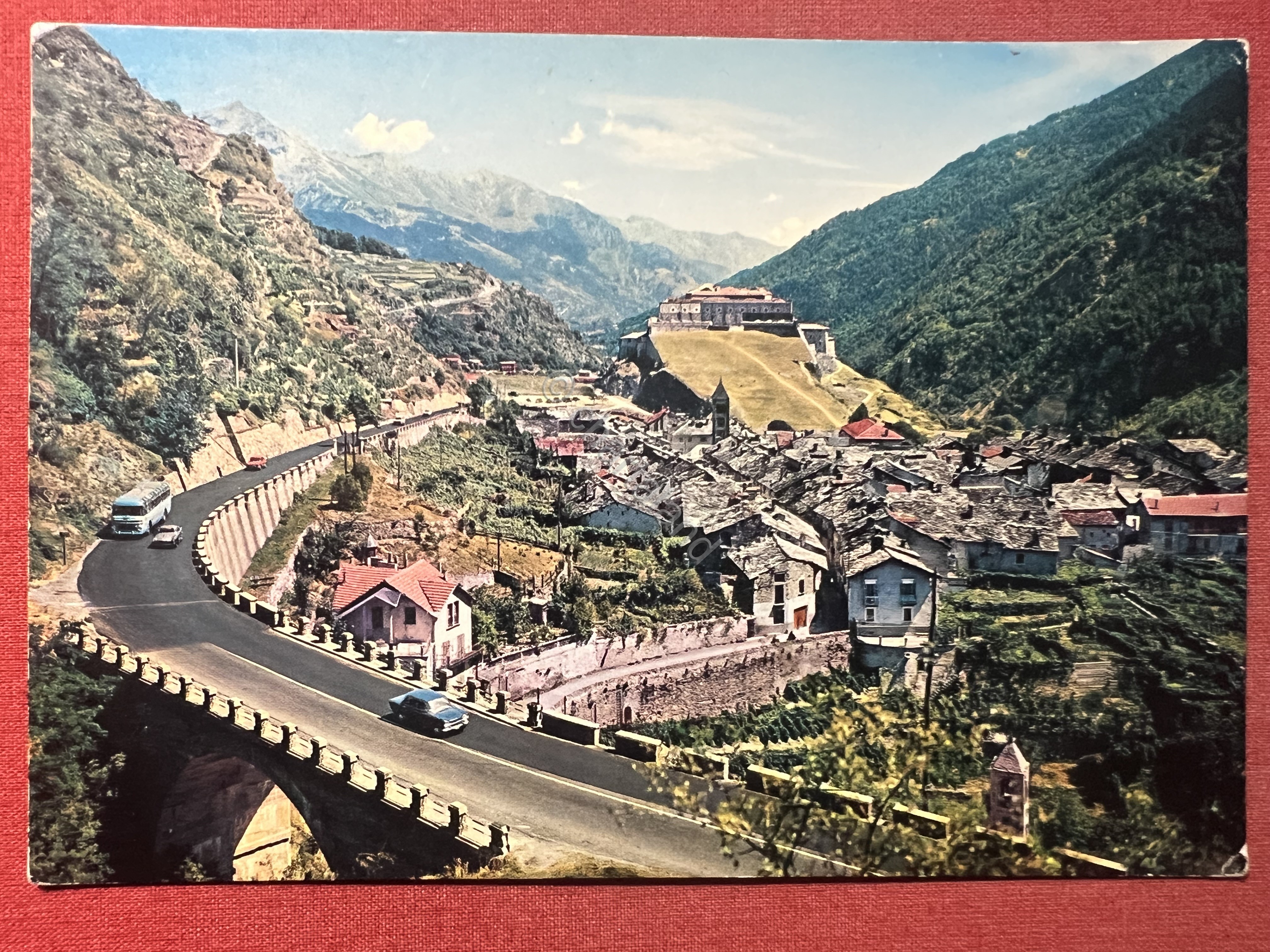 Cartolina - Exilles ( Torino ) - Panorama ed il …