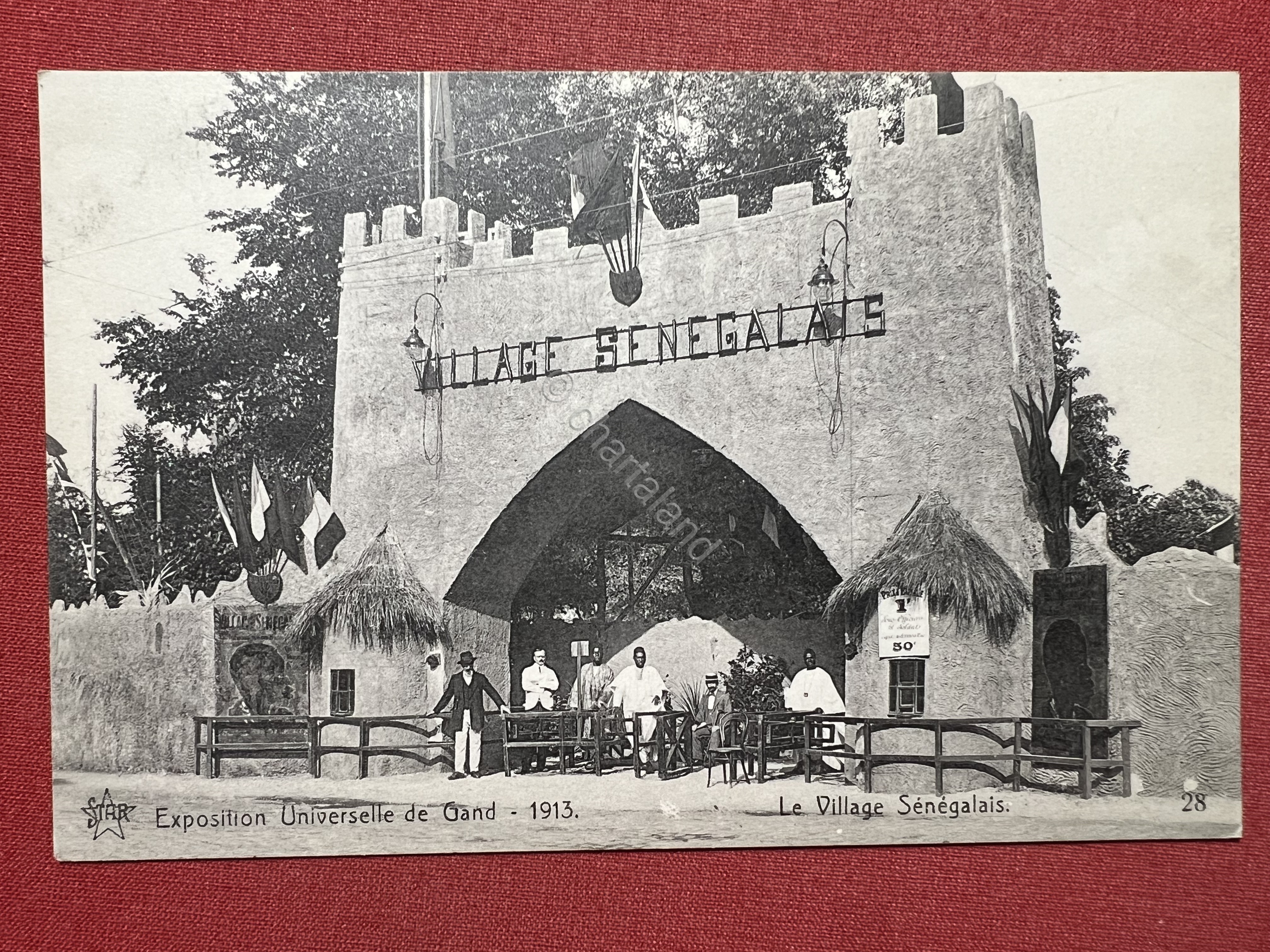 Cartolina - Exposition Universelle de Gand 1913 - Le Village …