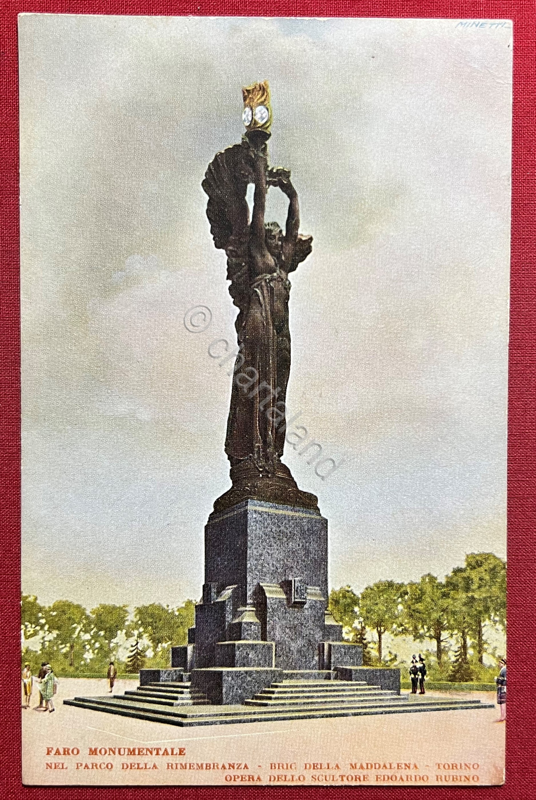 Cartolina - Faro Monumentale - Nel Parco della Rimembranza - …