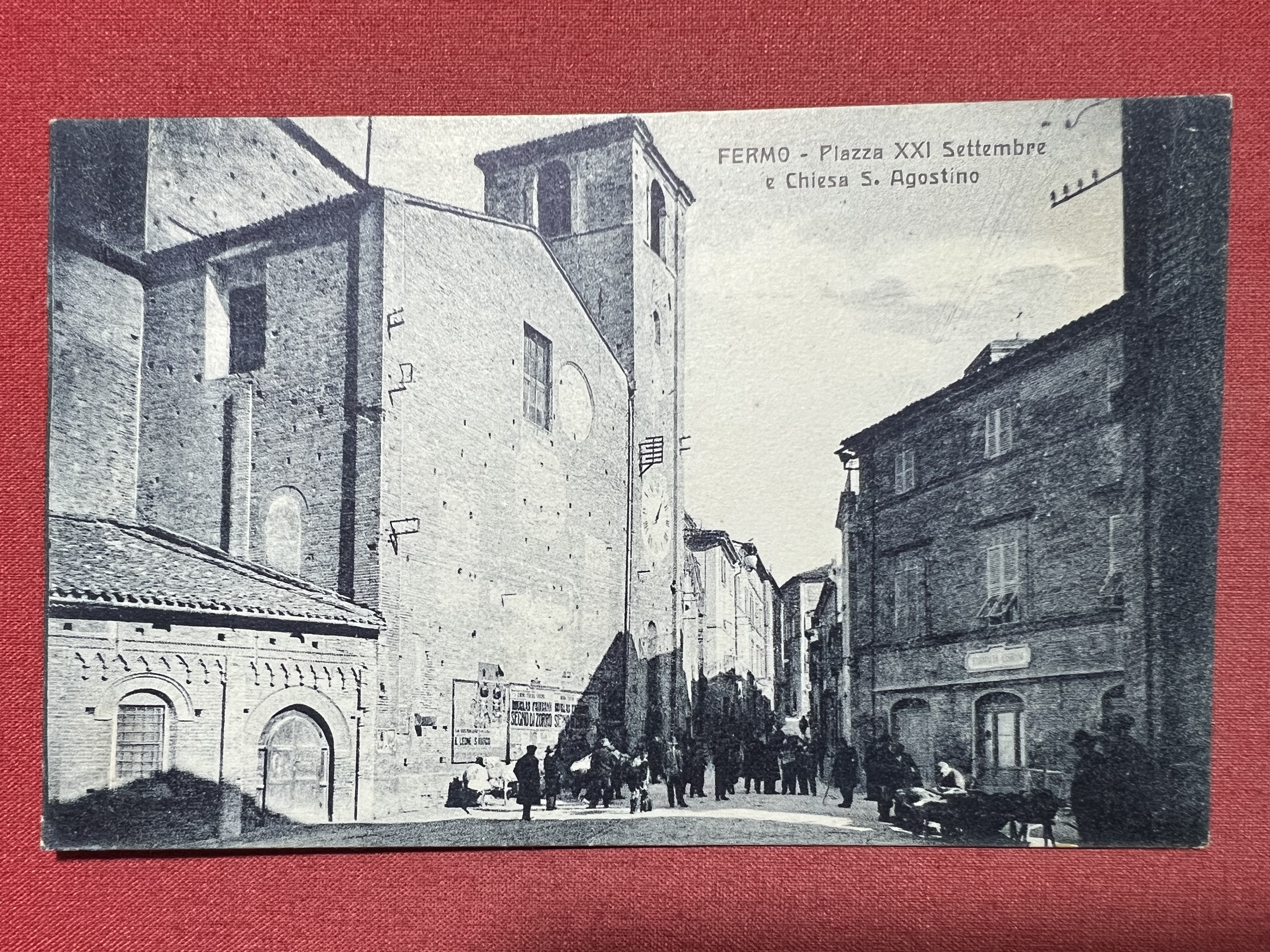 Cartolina - Fermo - Piazza XXI Settembre e Chiesa S. …