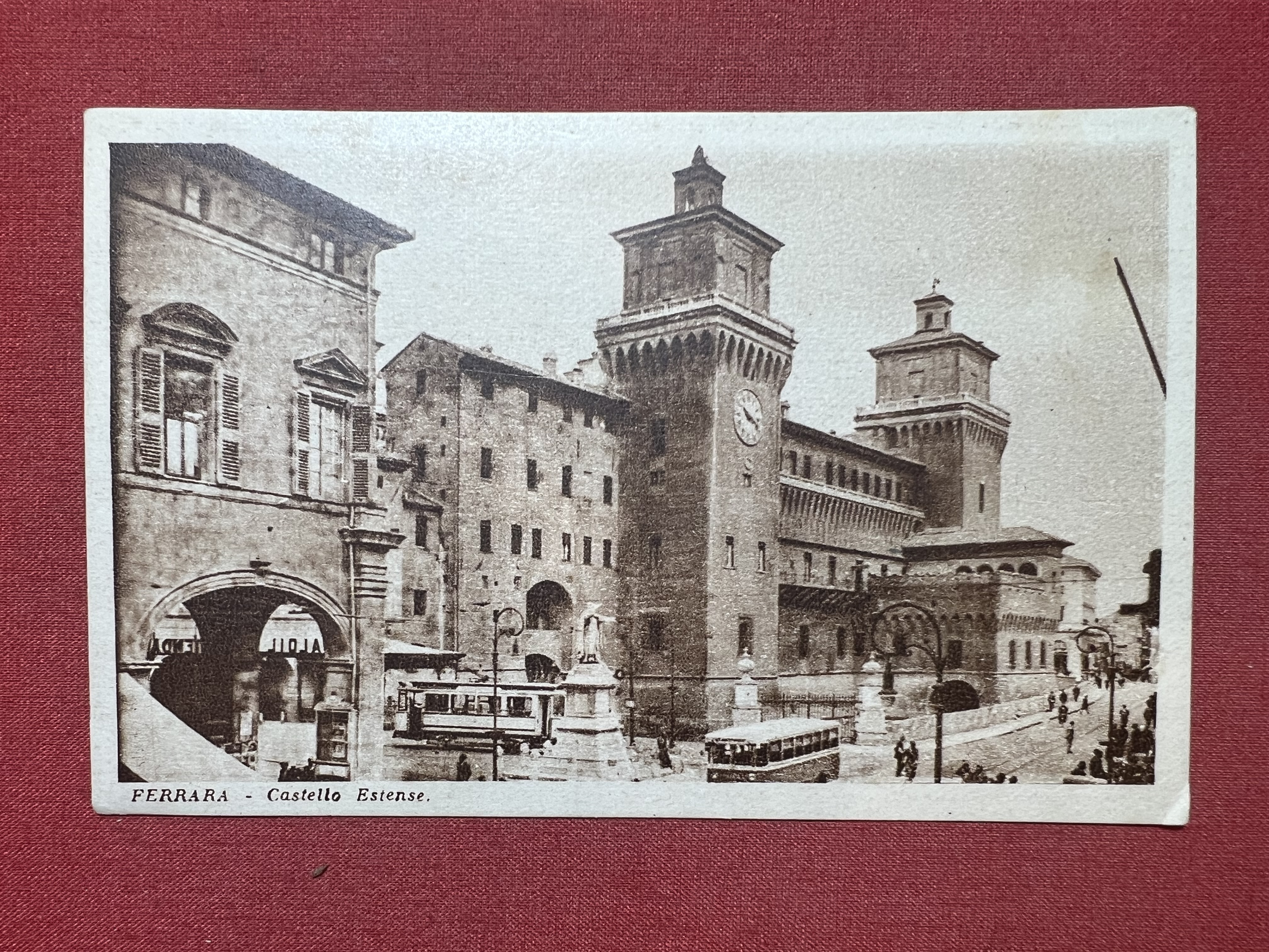 Cartolina - Ferrara - Castello Estense - 1935 ca.