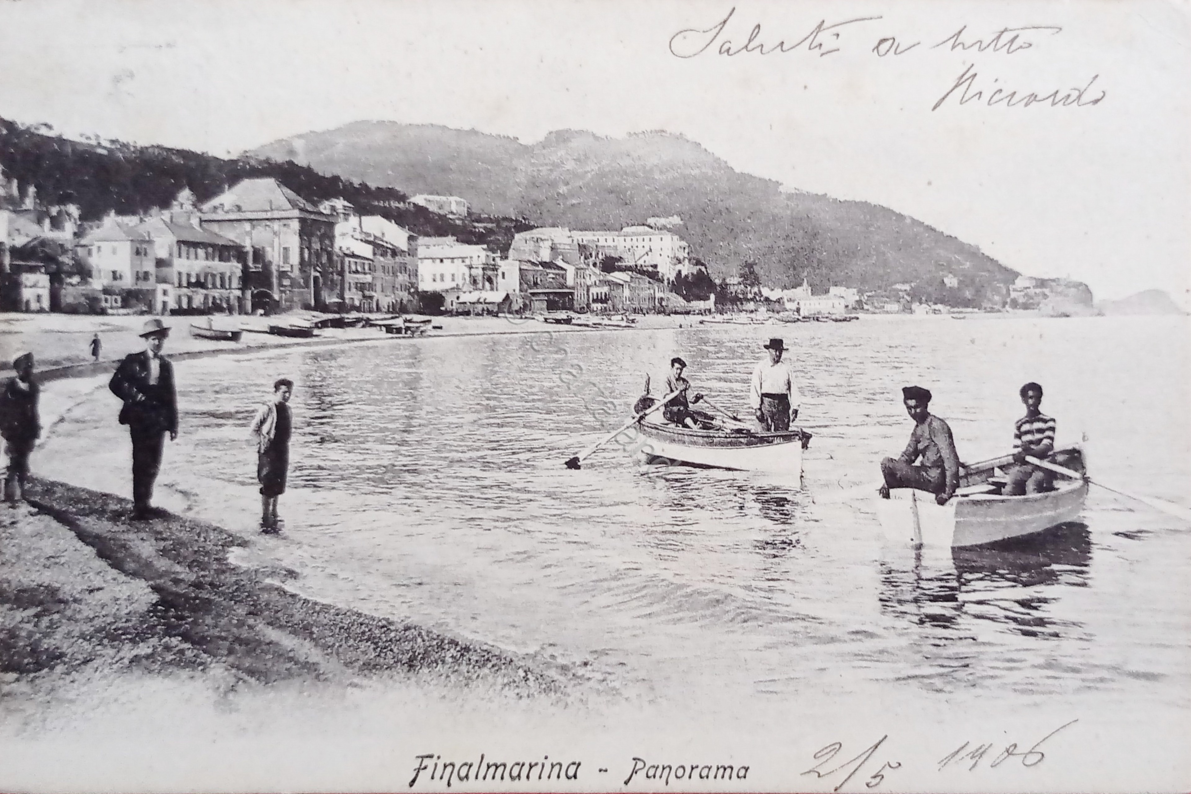 Cartolina - Finale Marina ( Savona ) - Panorama - …