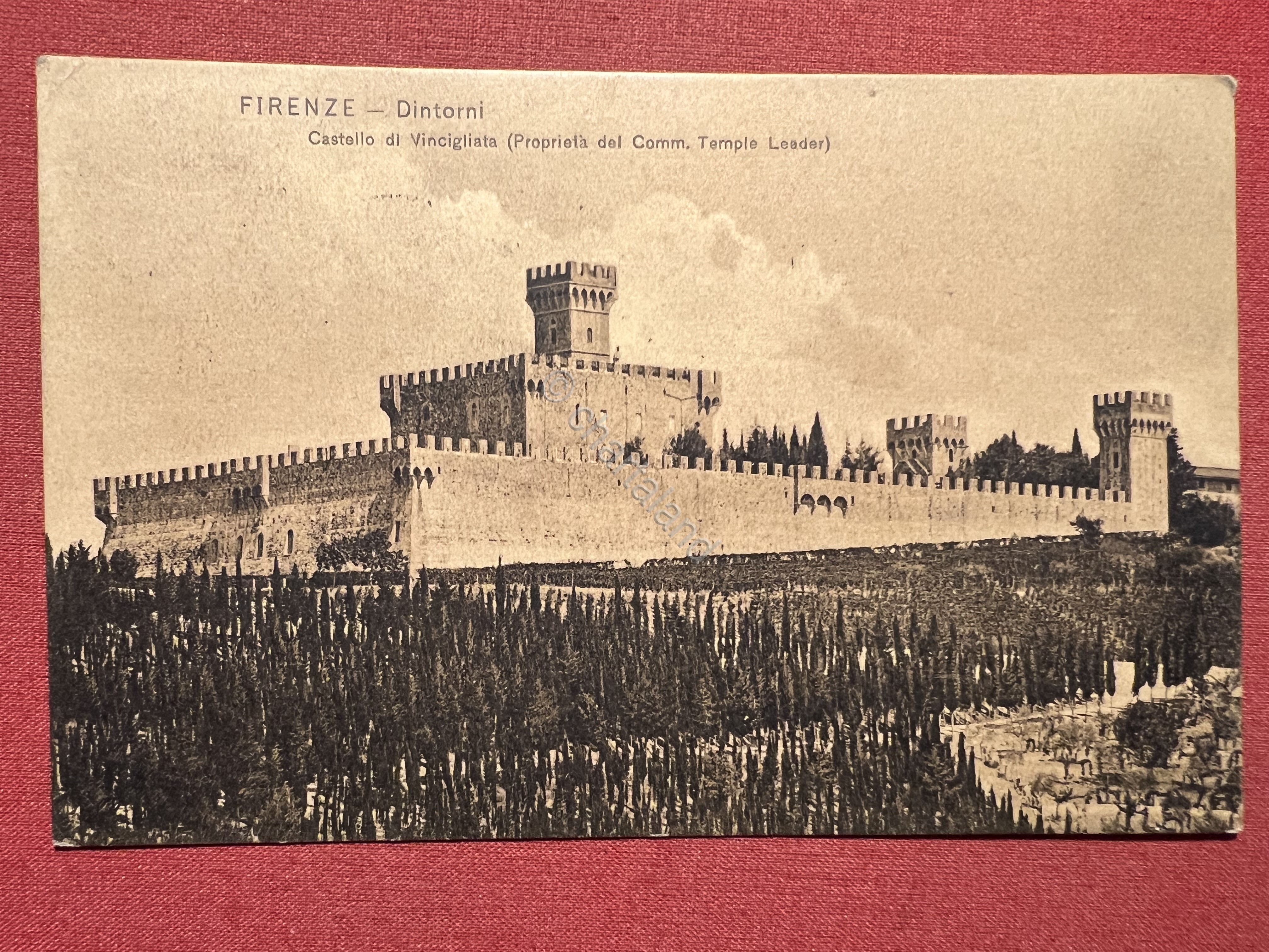 Cartolina - Firenze - Dintorni - Castello di Vincigliata - …