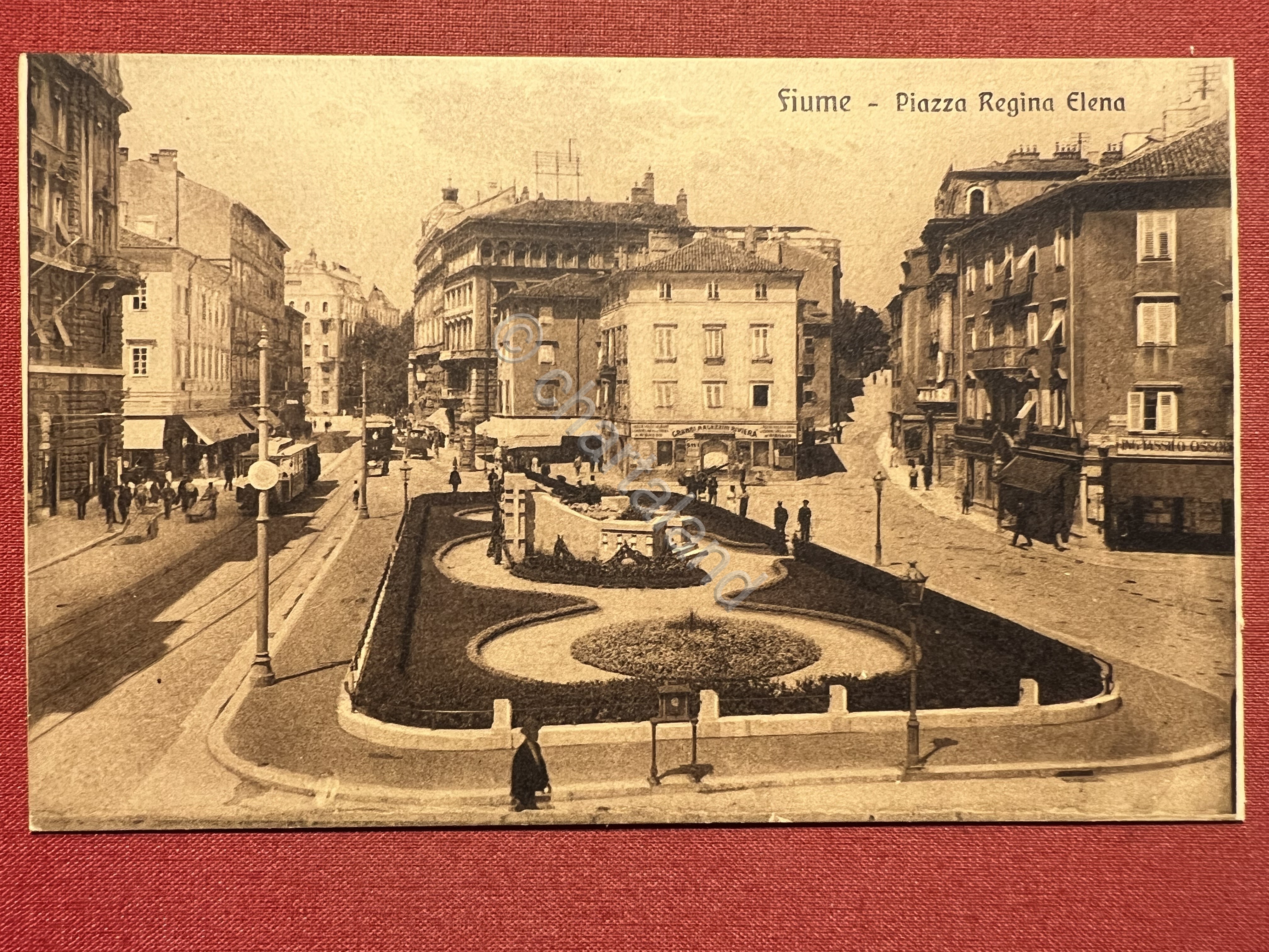 Cartolina - Fiume - Palazzo Regina Elena - 1925 ca.