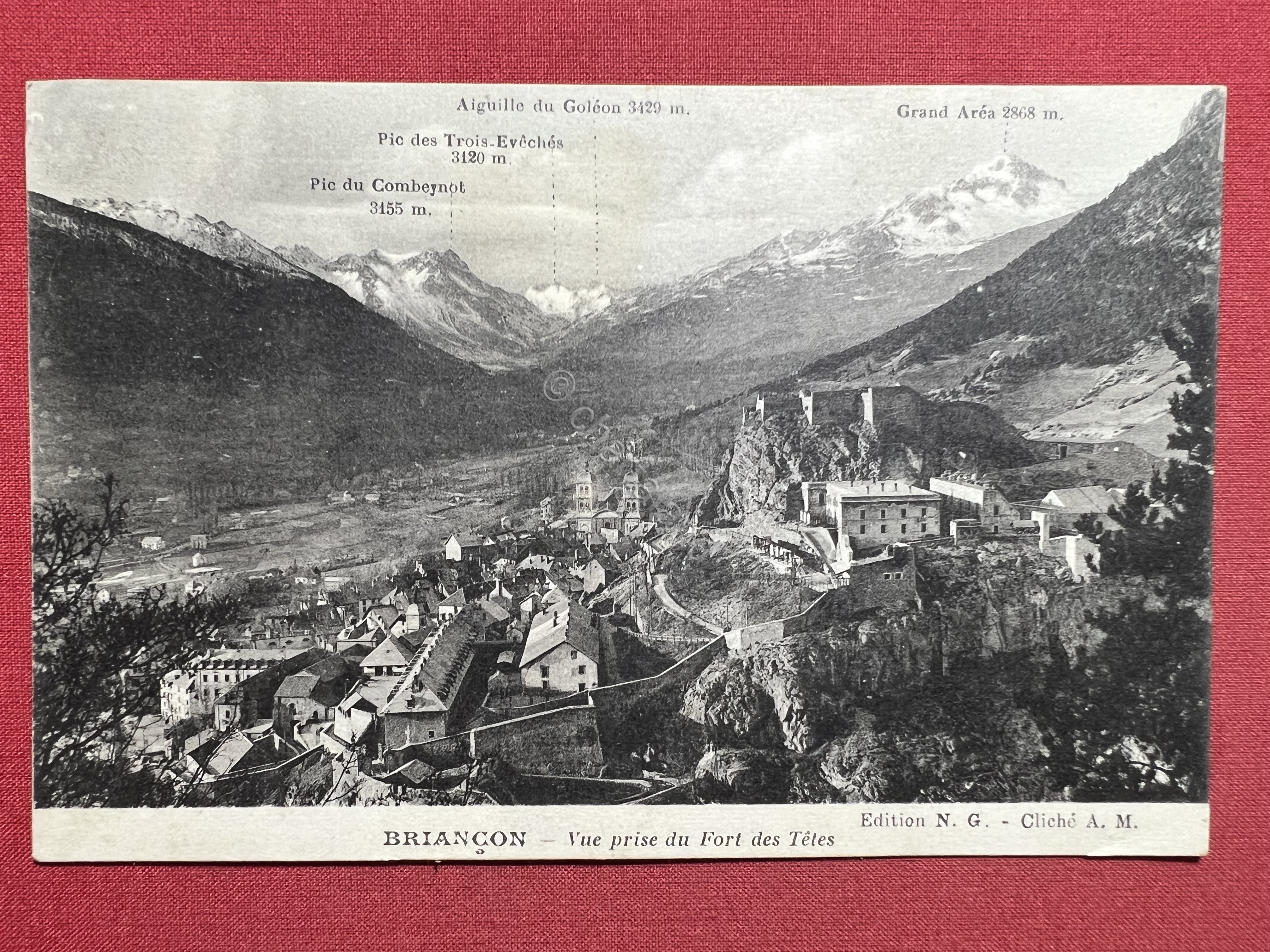 Cartolina - Francia - Briancon - Vue prise du Fort …