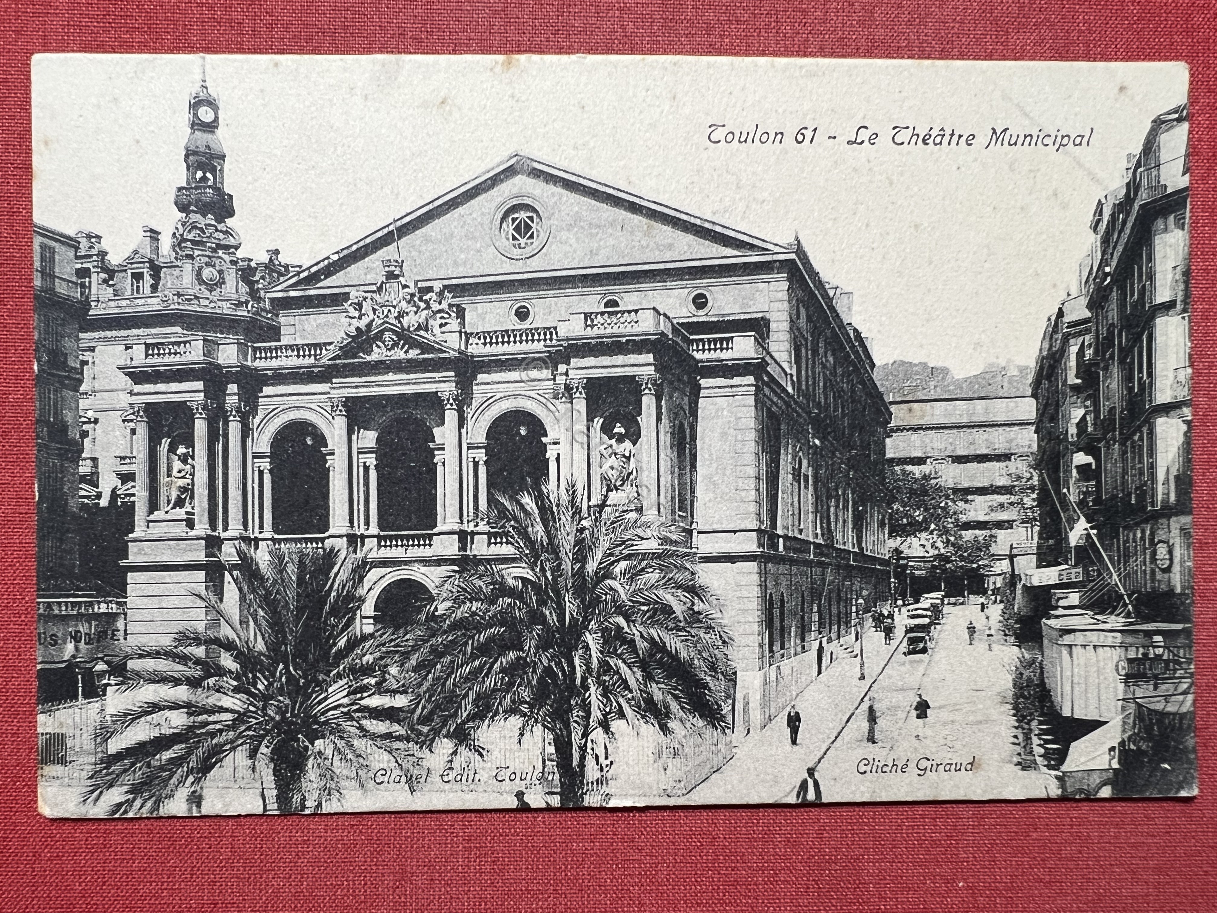 Cartolina - Francia - Toulon - Le Théatre Municipal - …