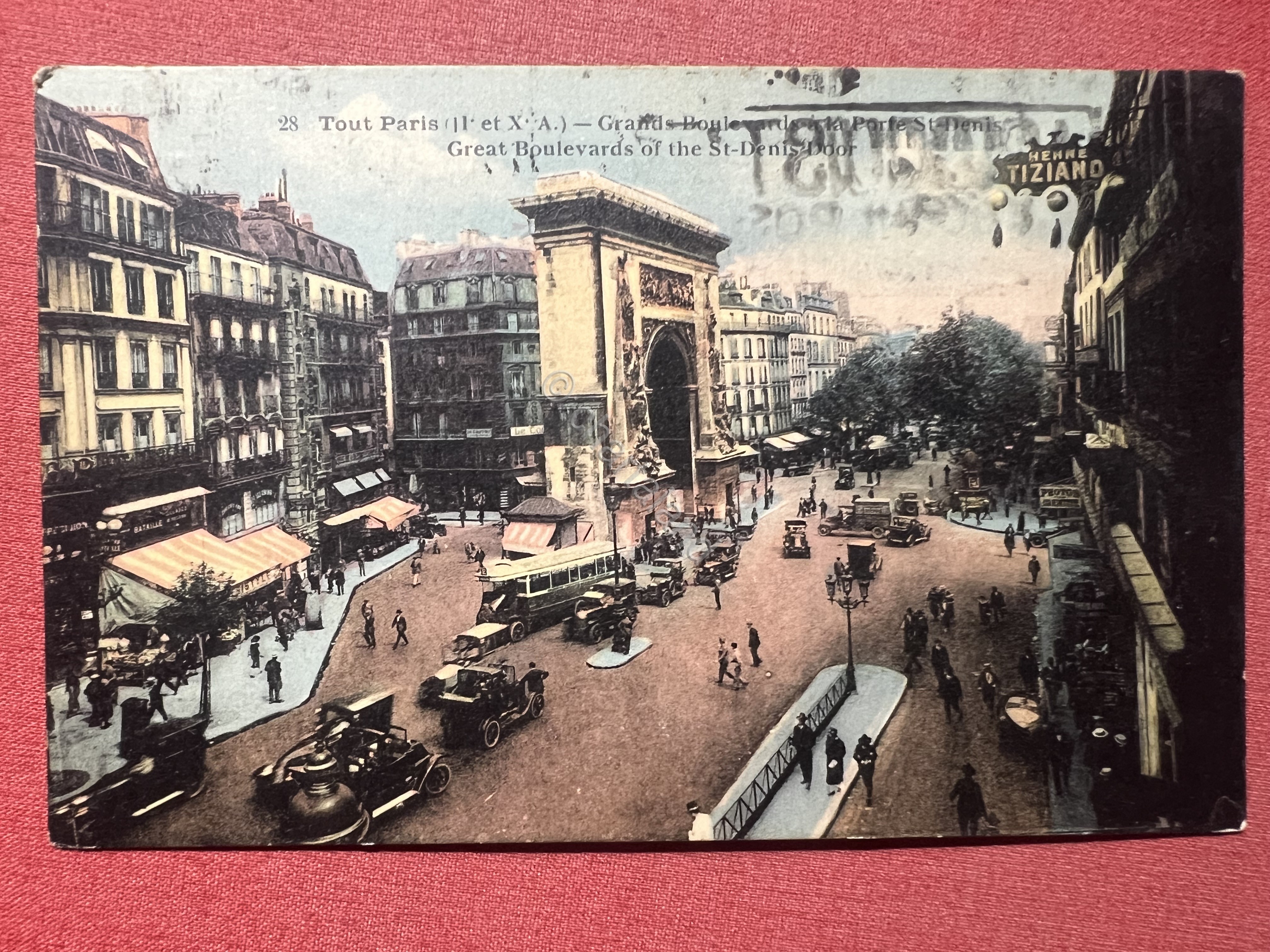 Cartolina - Francia - Tout Paris - Grands Boulevards et …