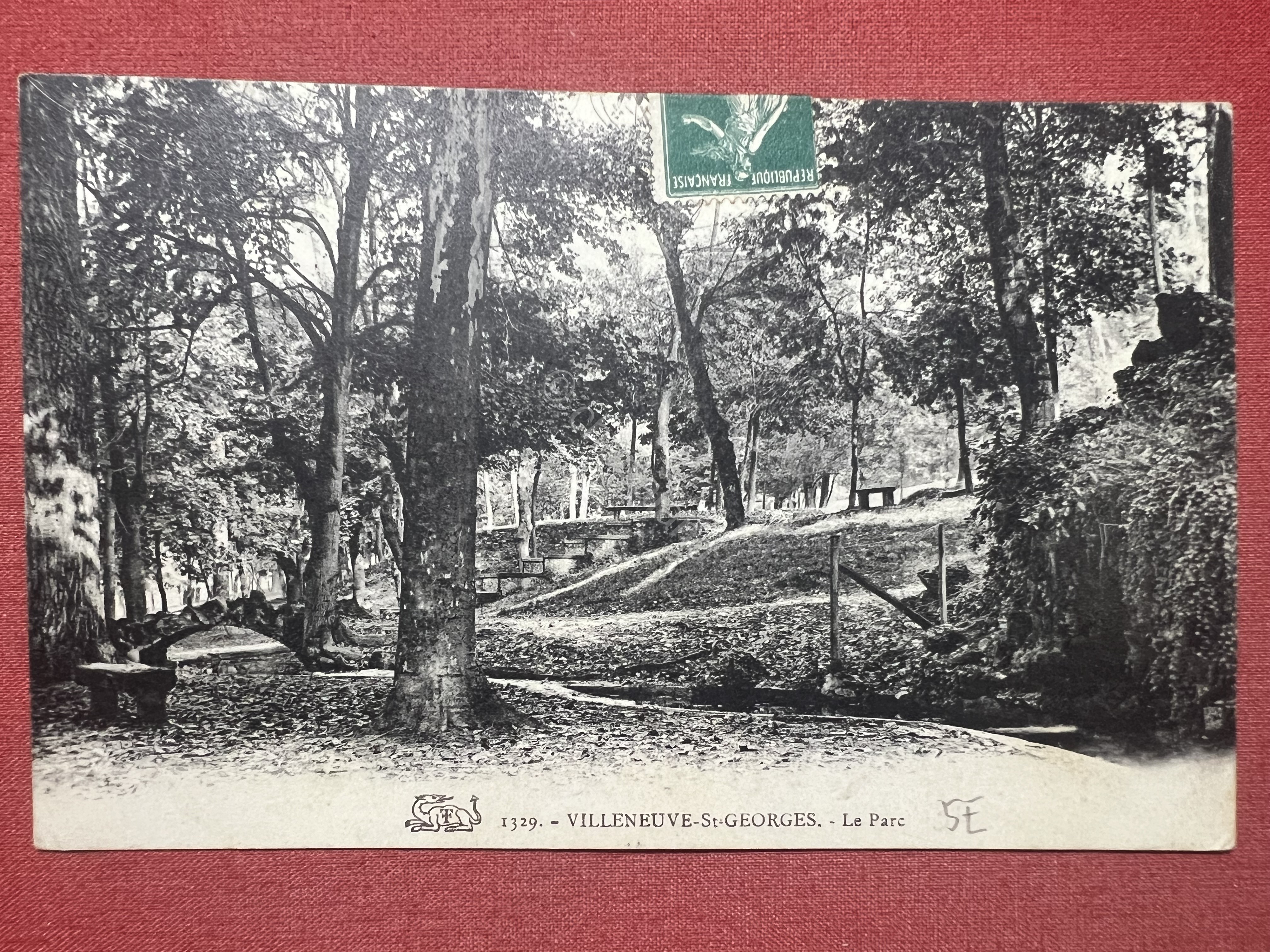 Cartolina - Francia - Villeneuve-Saint-Georges - Le Parc - 1905 …