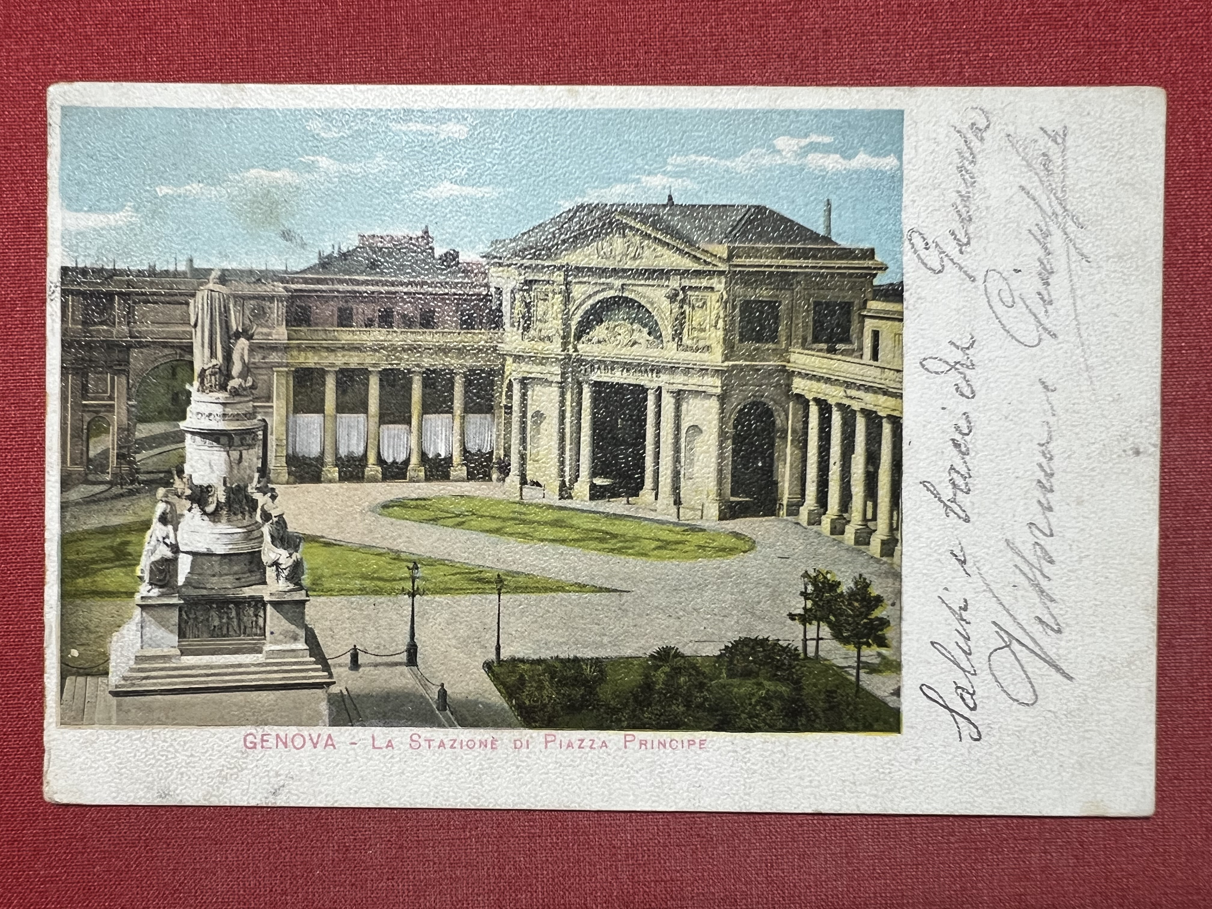 Cartolina - Genova - La Stazione di Piazza Principe - …