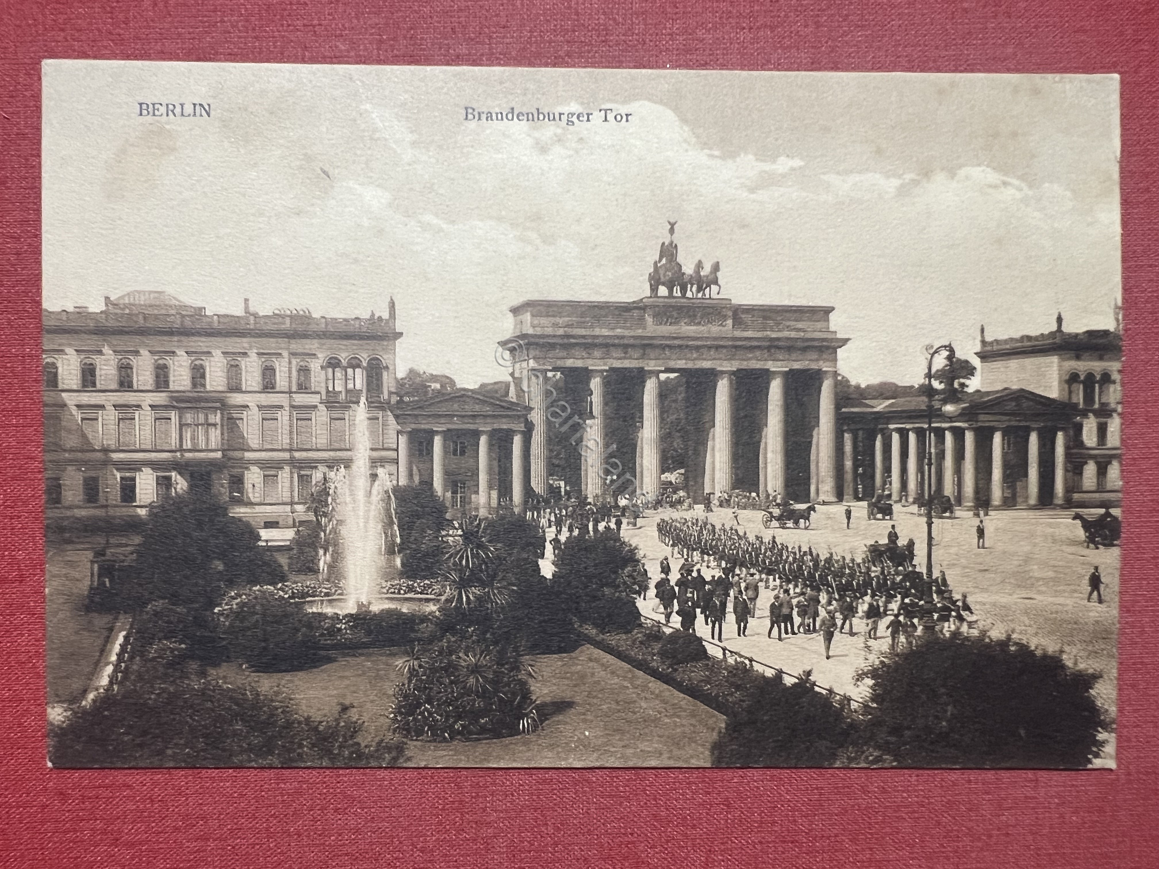 Cartolina - Germania - Berlin - Brandenburger Tor - 1930 …