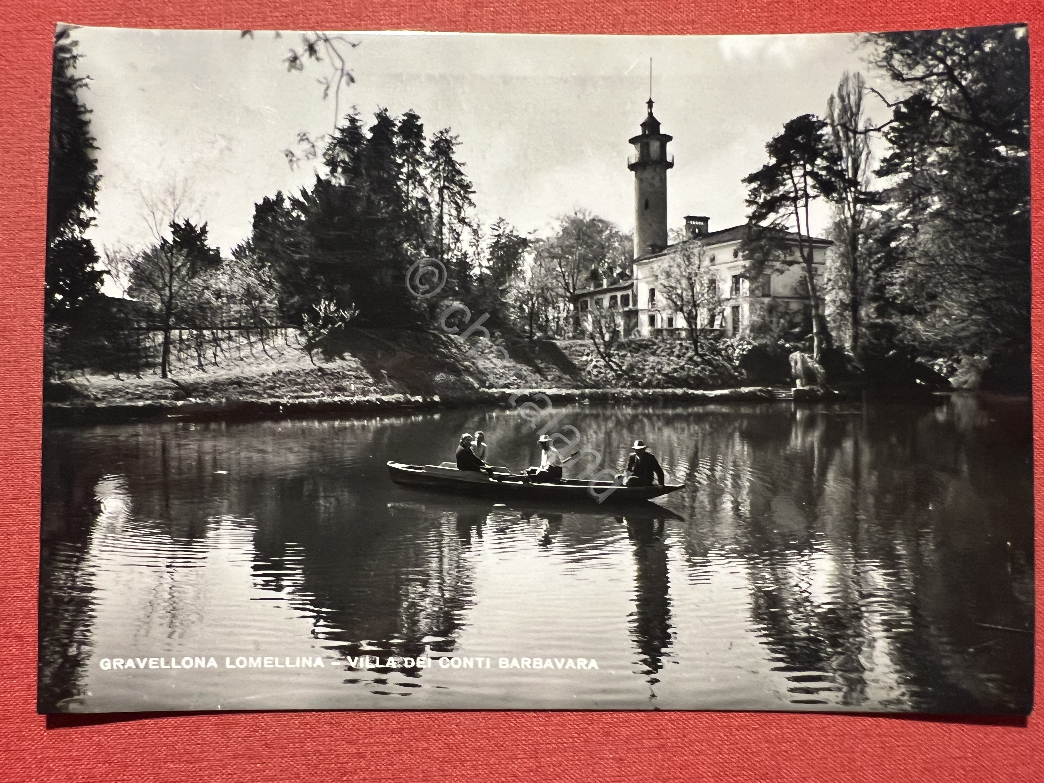 Cartolina - Gravellona Lomellina ( Pavia ) - Villa dei …