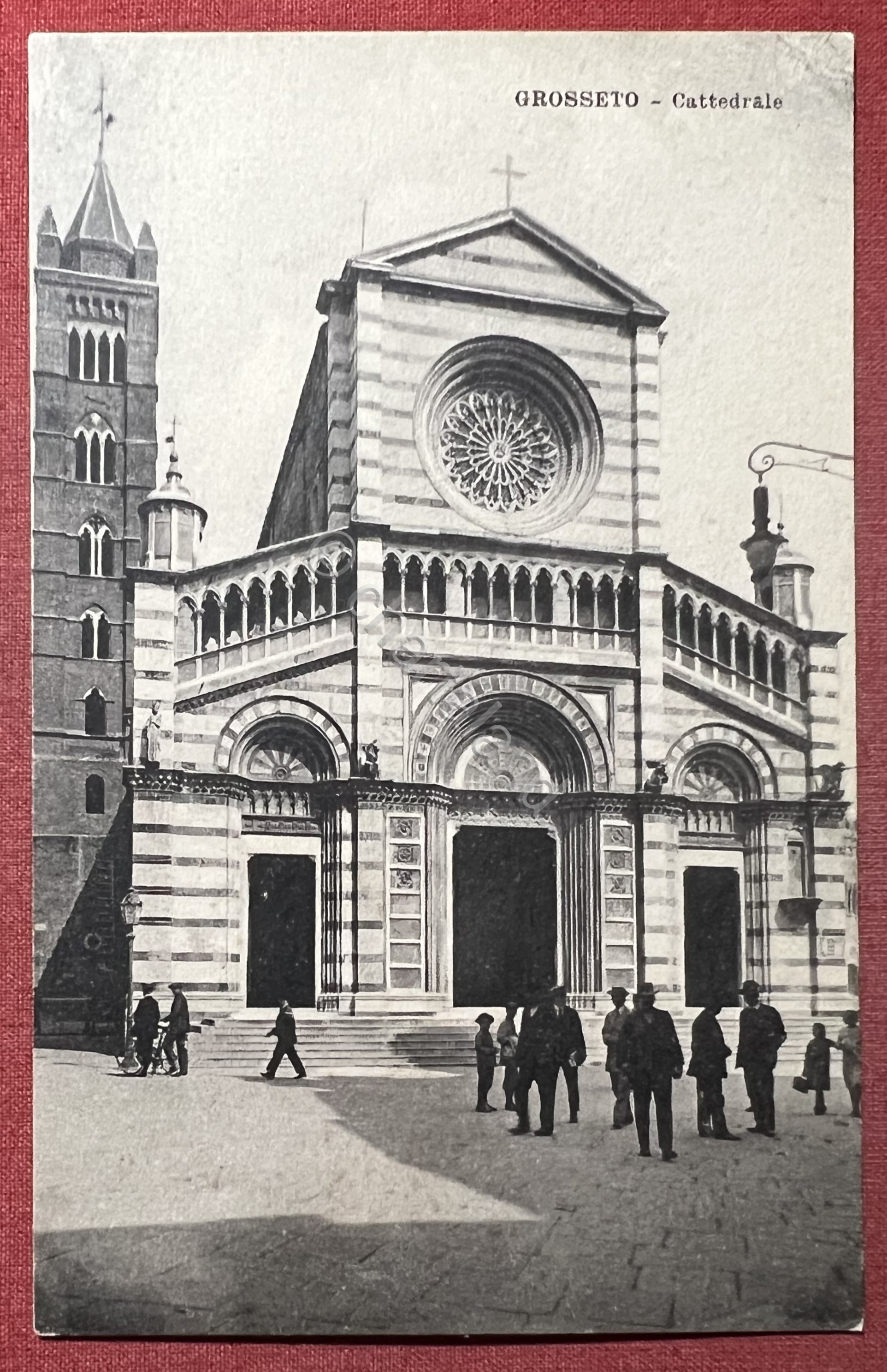 Cartolina - Grosseto - Cattedrale - 1930 ca.
