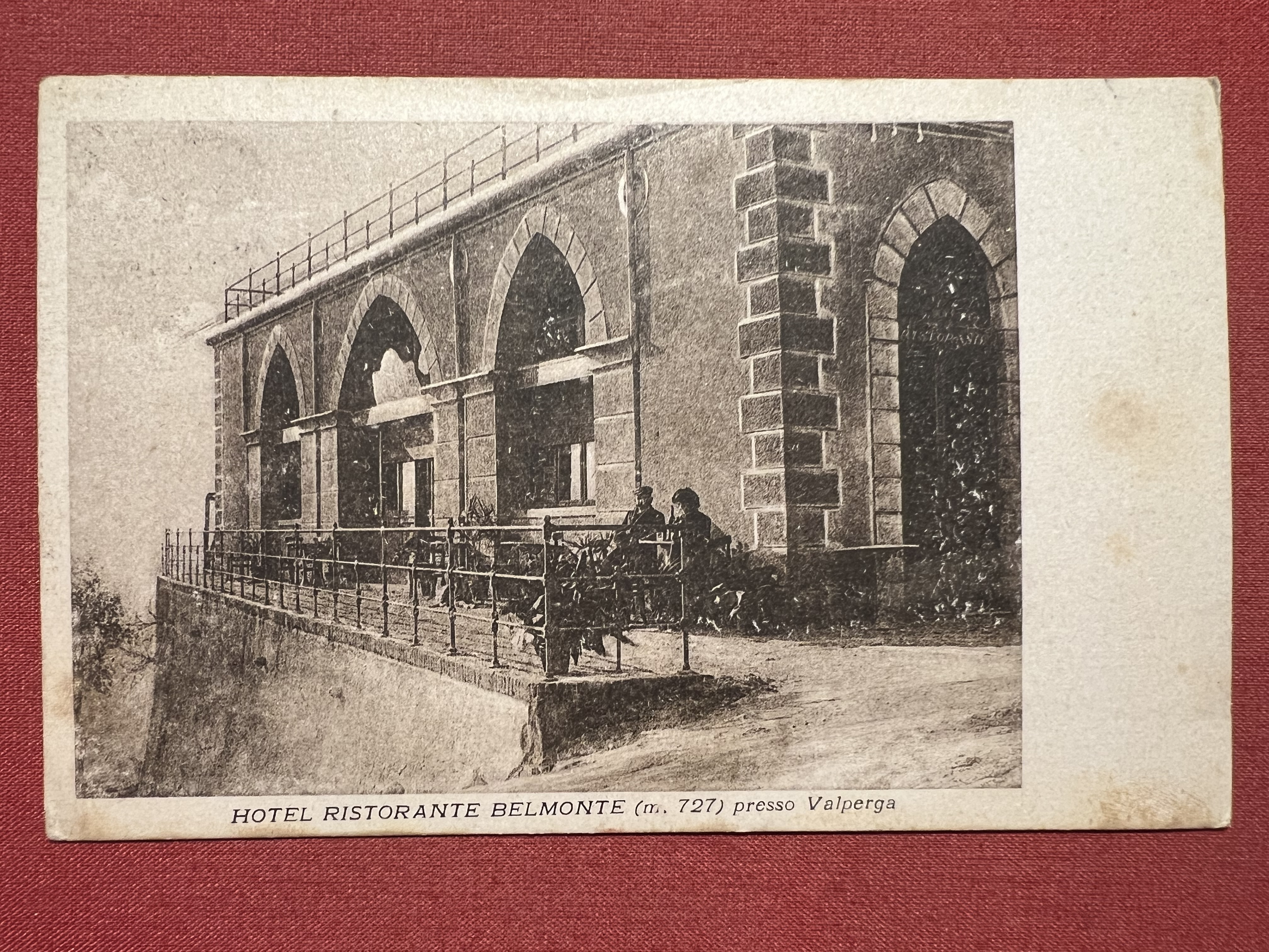 Cartolina - Hotel Ristorante Belmonte presso Valperga - 1926