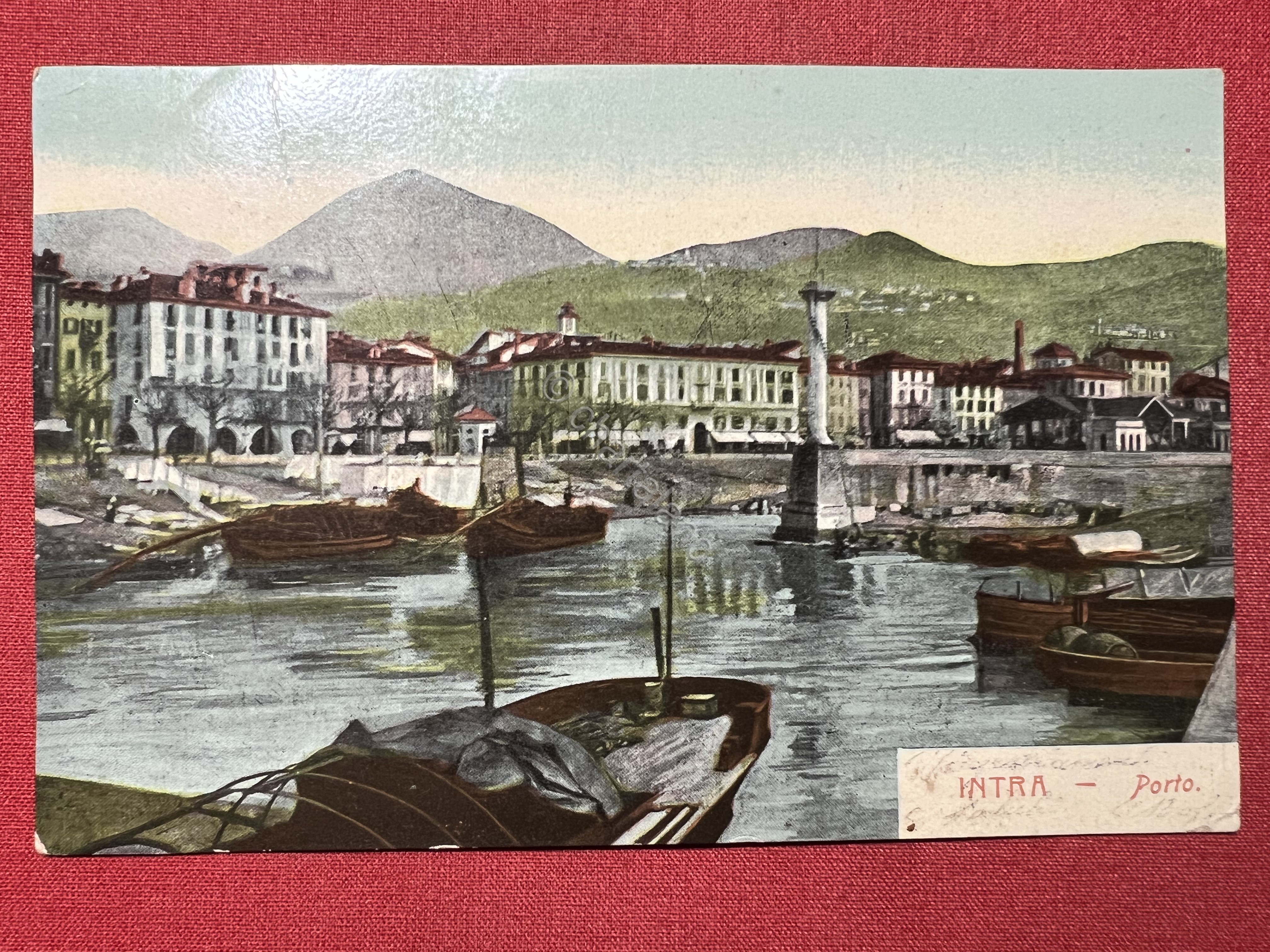 Cartolina - Intra - Porto - 1902