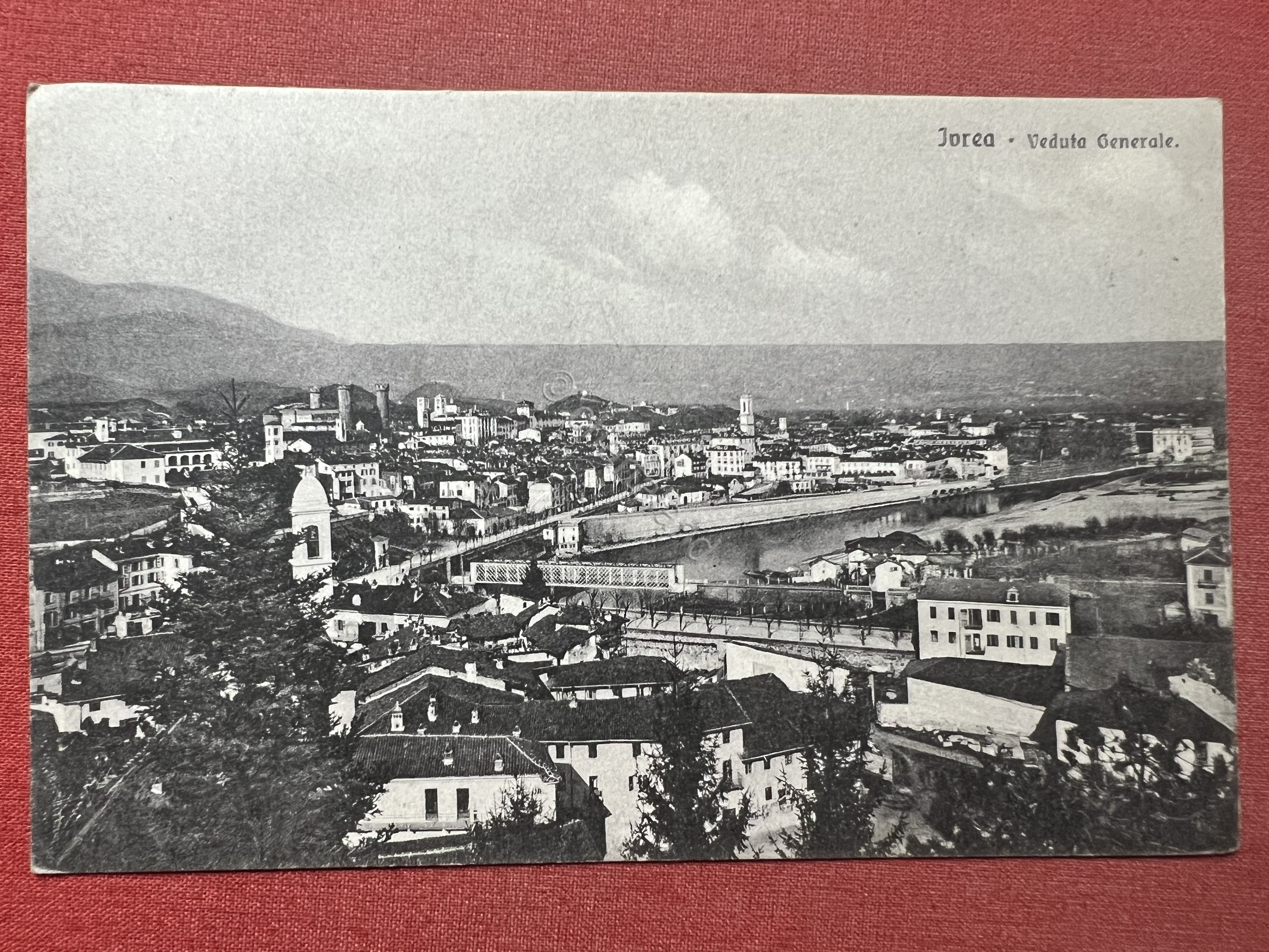 Cartolina - Ivrea ( Torino ) - Veduta Generale - …
