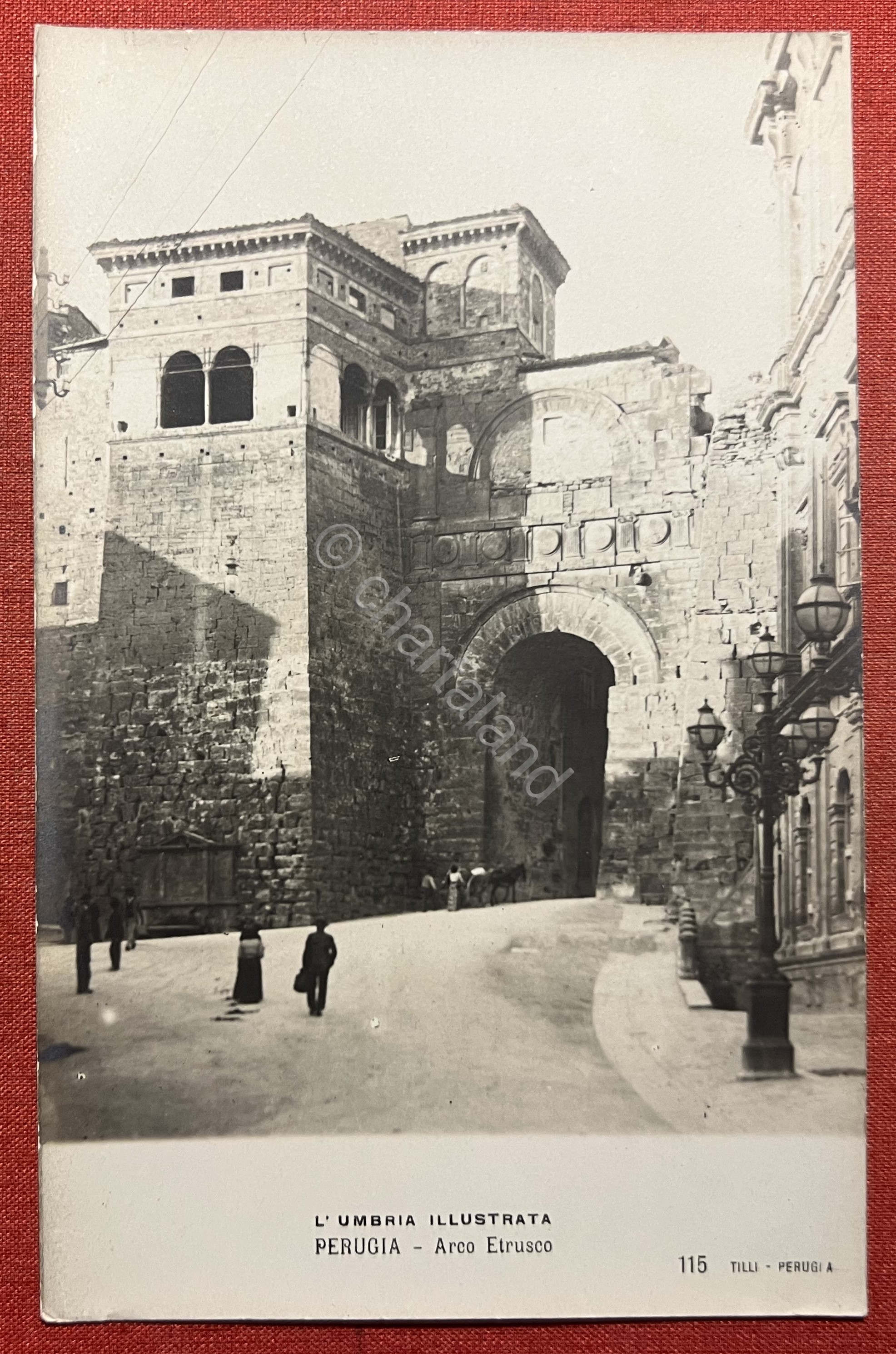 Cartolina - L'Umbria Illustrata - Perugia - Arco Etrusco - …