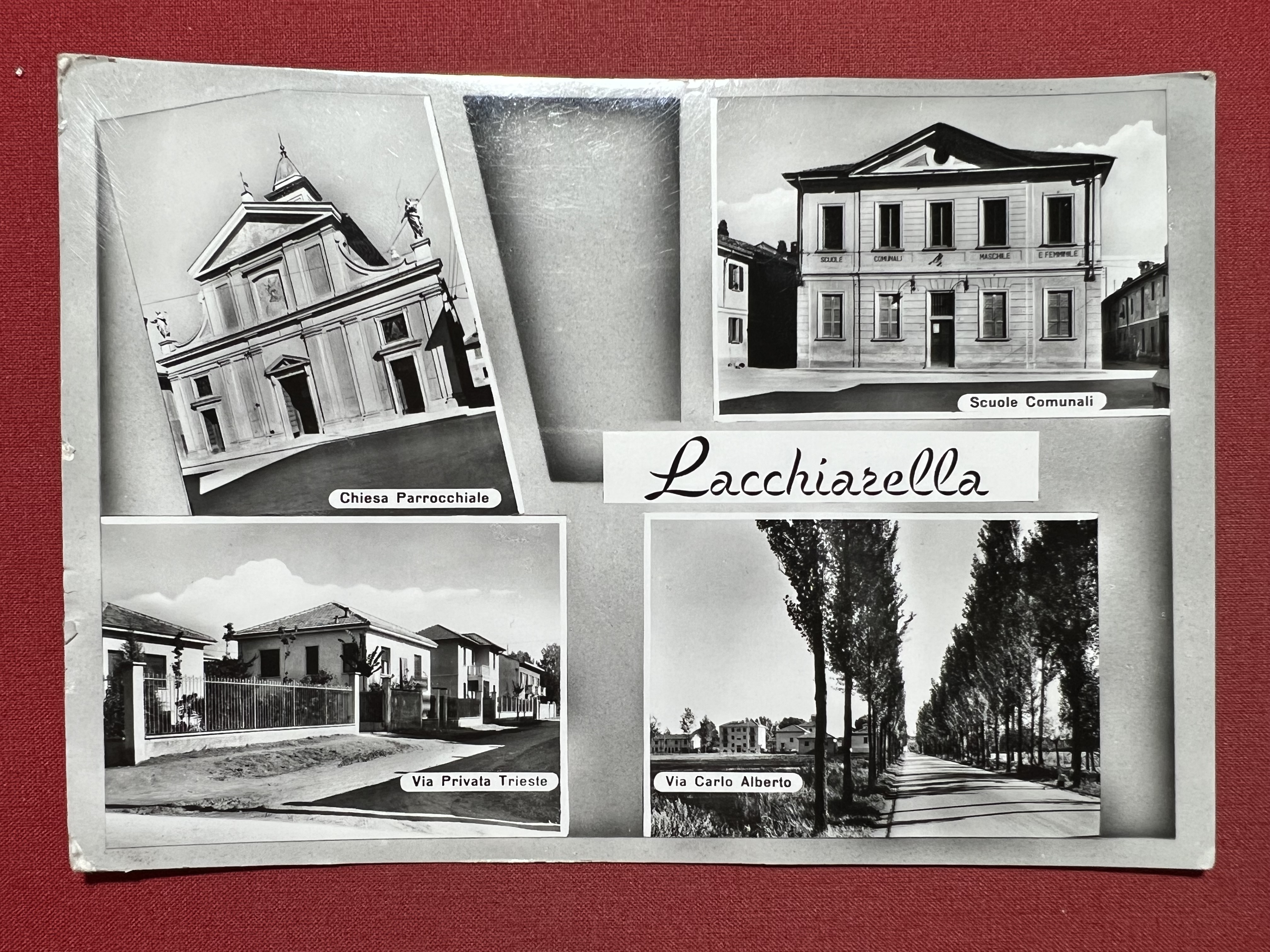 Cartolina - Lacchiarella ( Milano ) - Vedute diverse - …