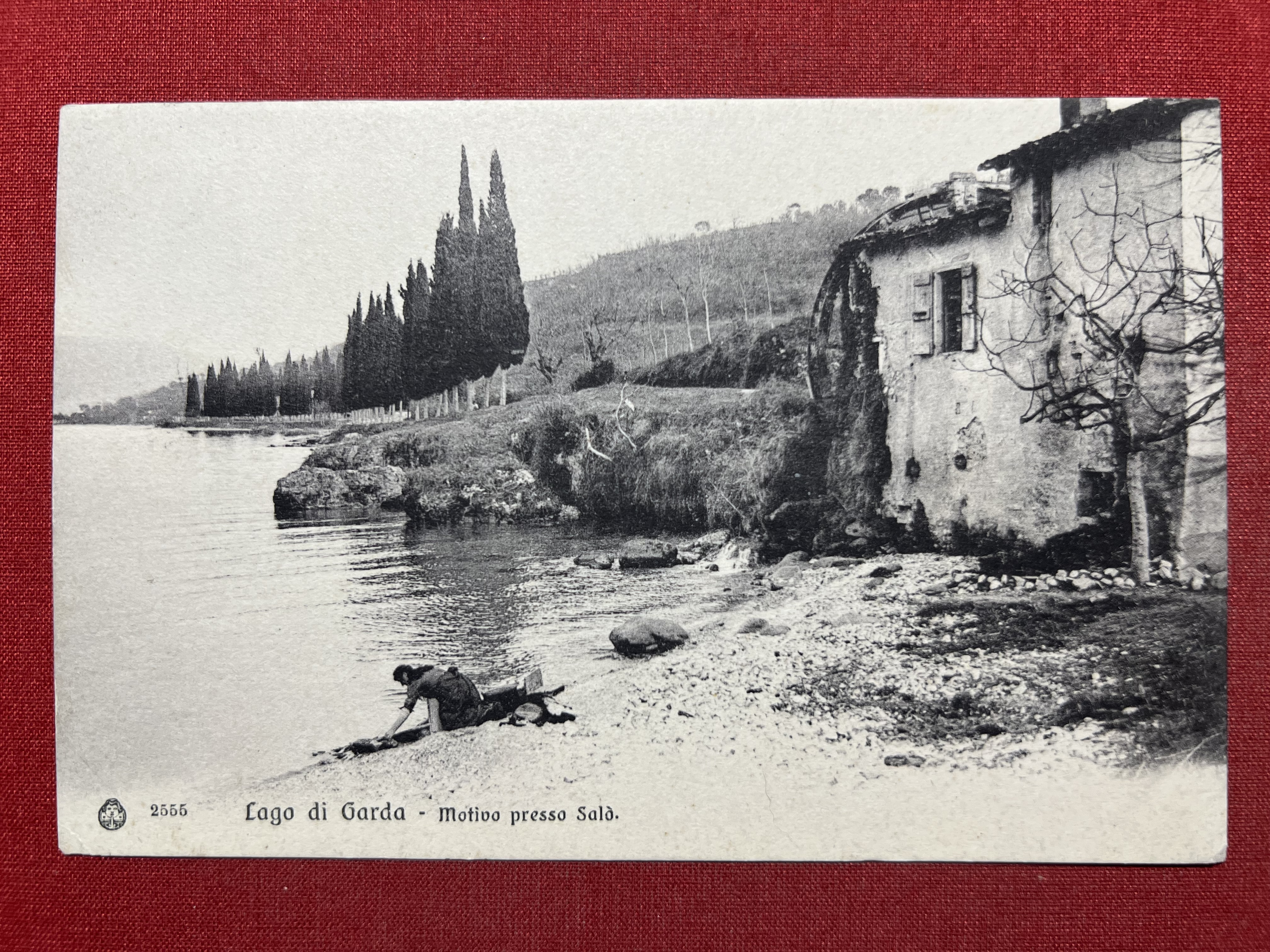 Cartolina - Lago di Garda - Motivo presso Salò - …