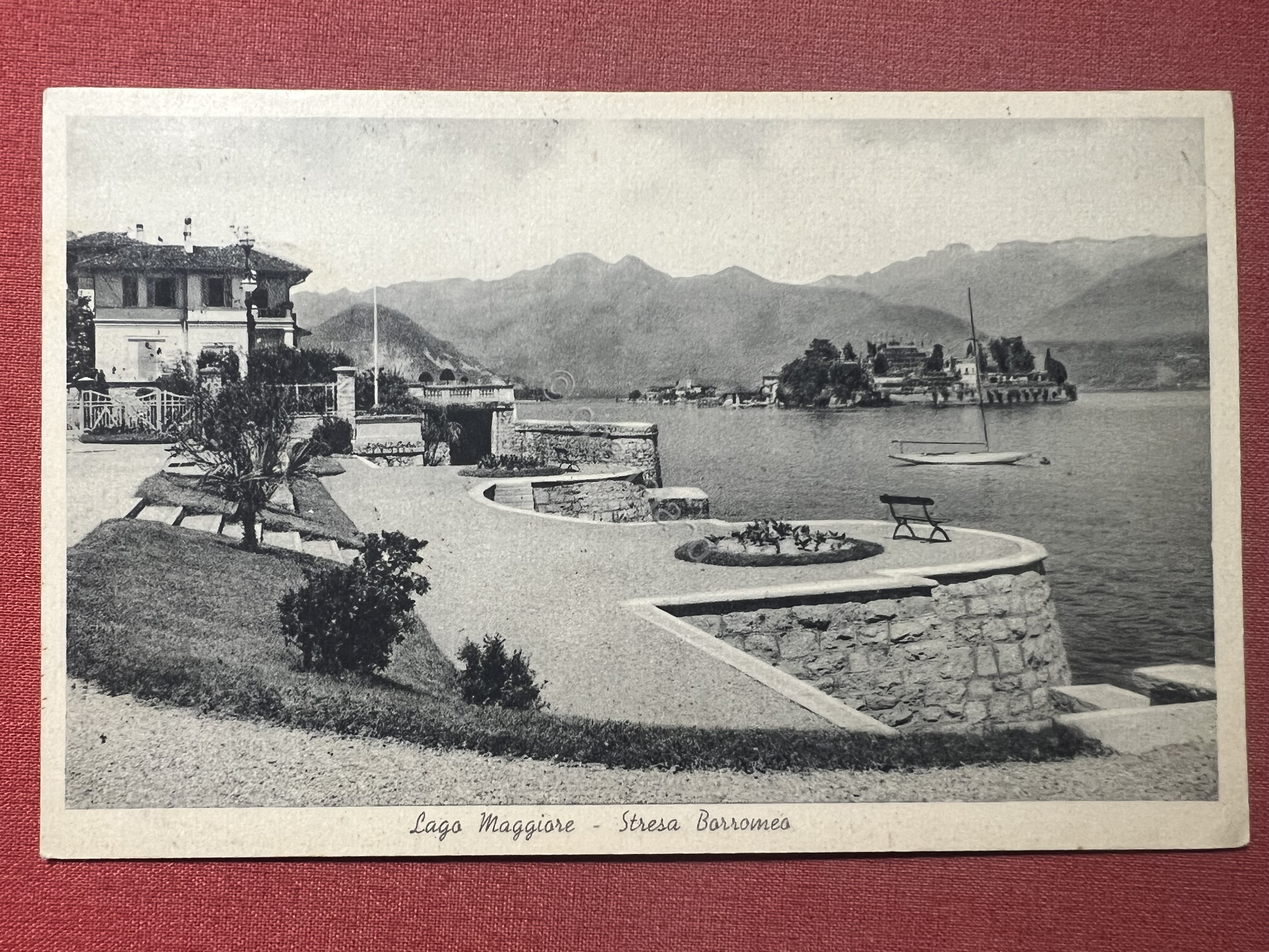 Cartolina - Lago Maggiore - Stresa Borromeo - 1948