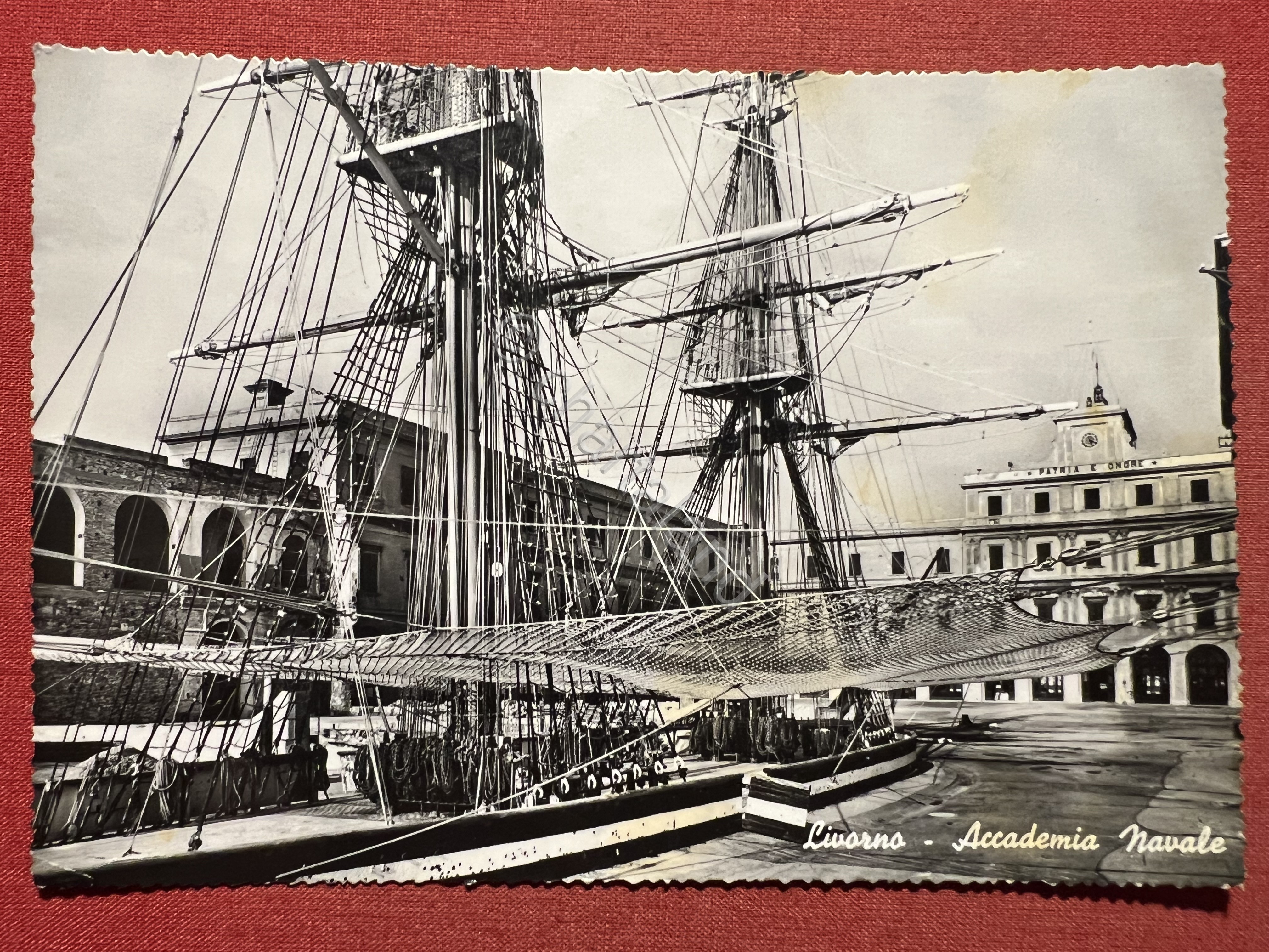Cartolina - Livorno - Accademia Navale - 1961