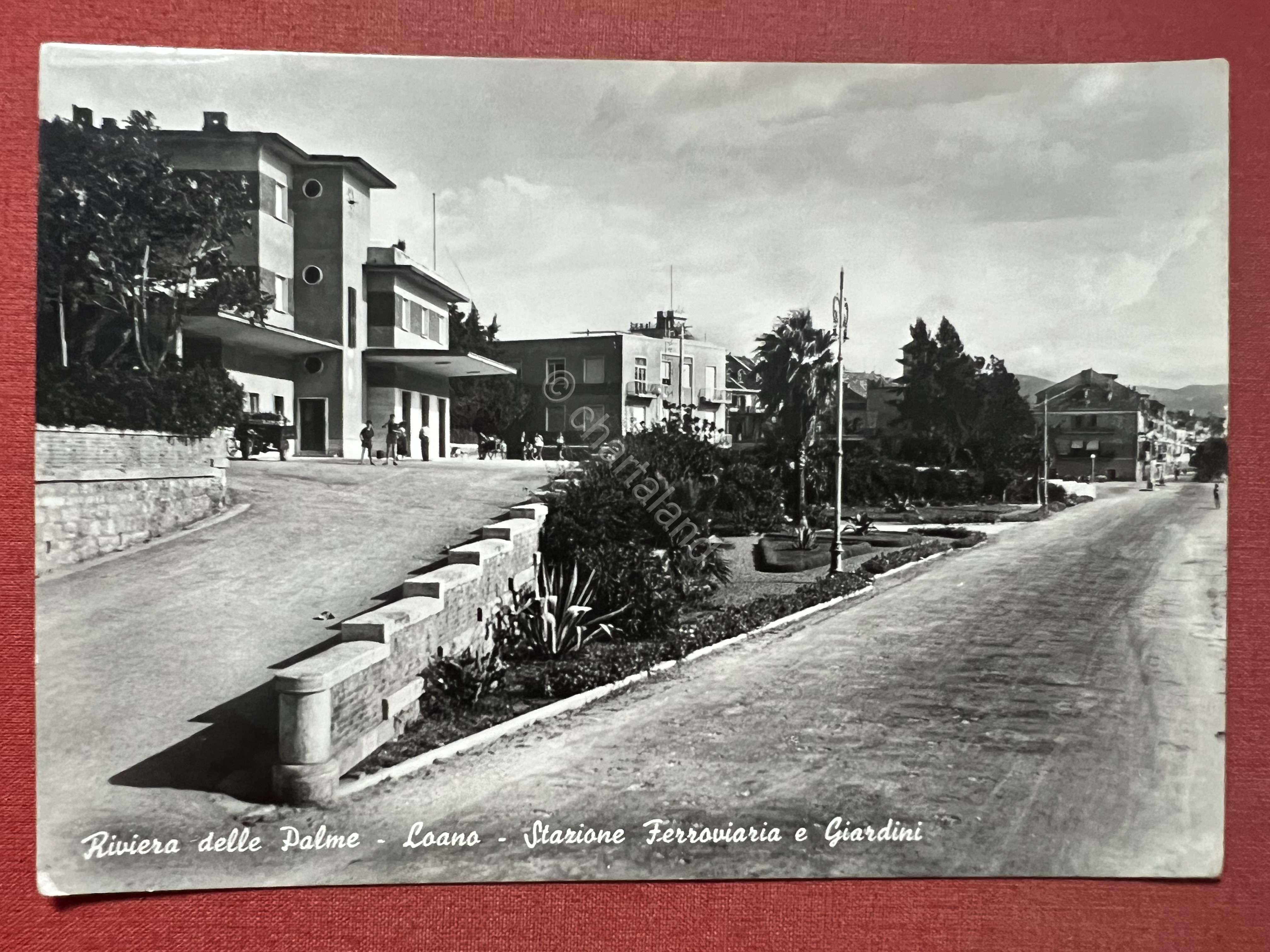 Cartolina - Loano - Riviera delle Palme - Stazione Ferroviaria …