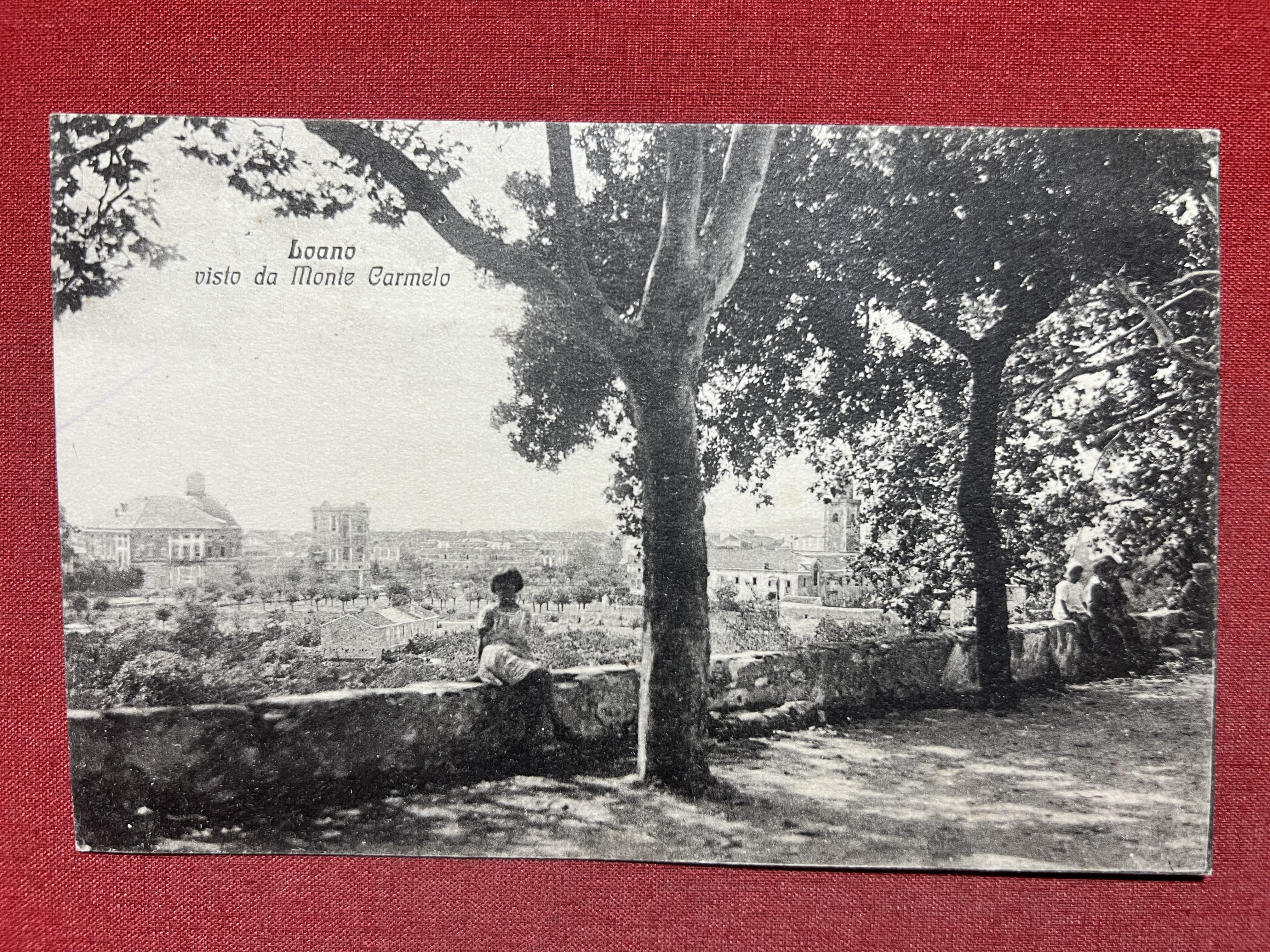 Cartolina - Loano visto da Monte Carmelo - 1924