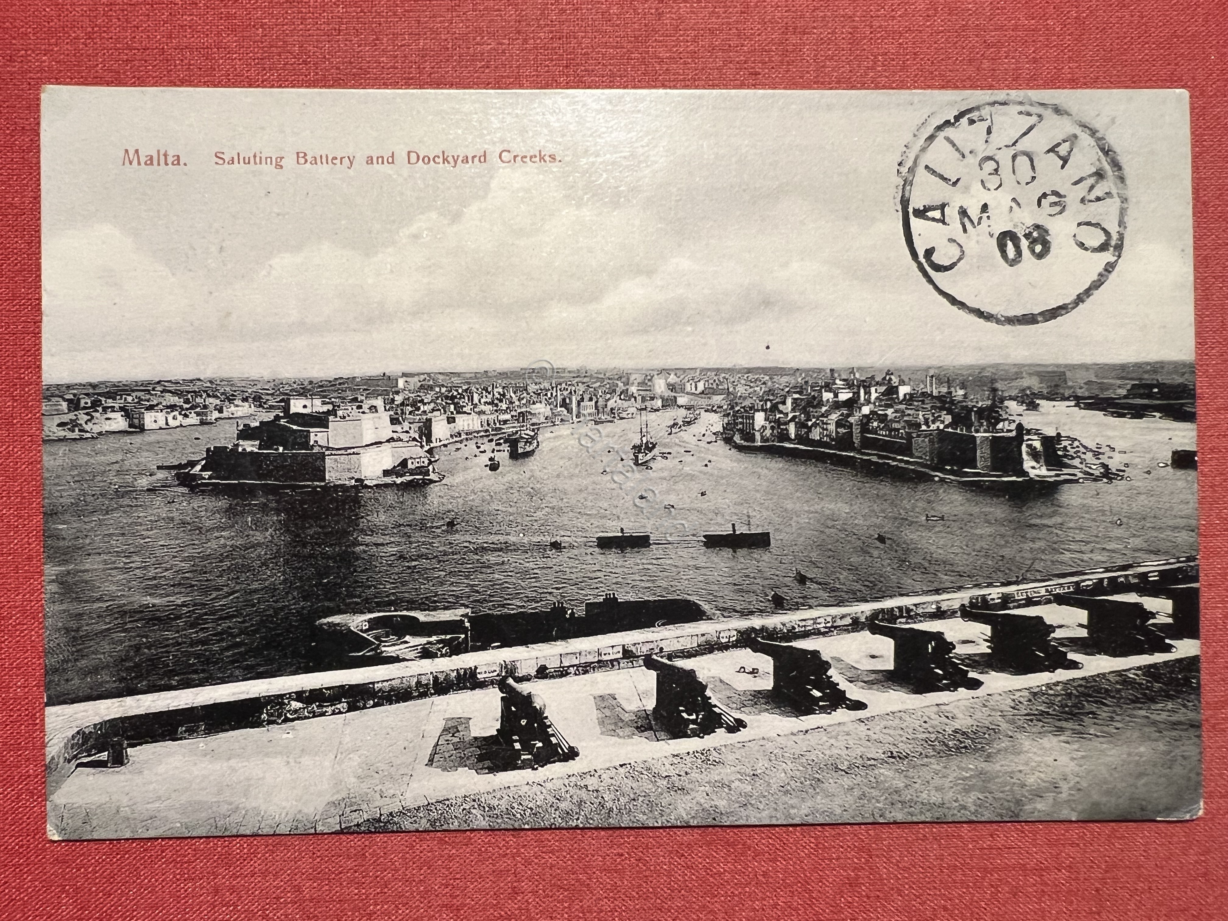Cartolina - Malta - Saluting Battery and Dockyard Creeks - …