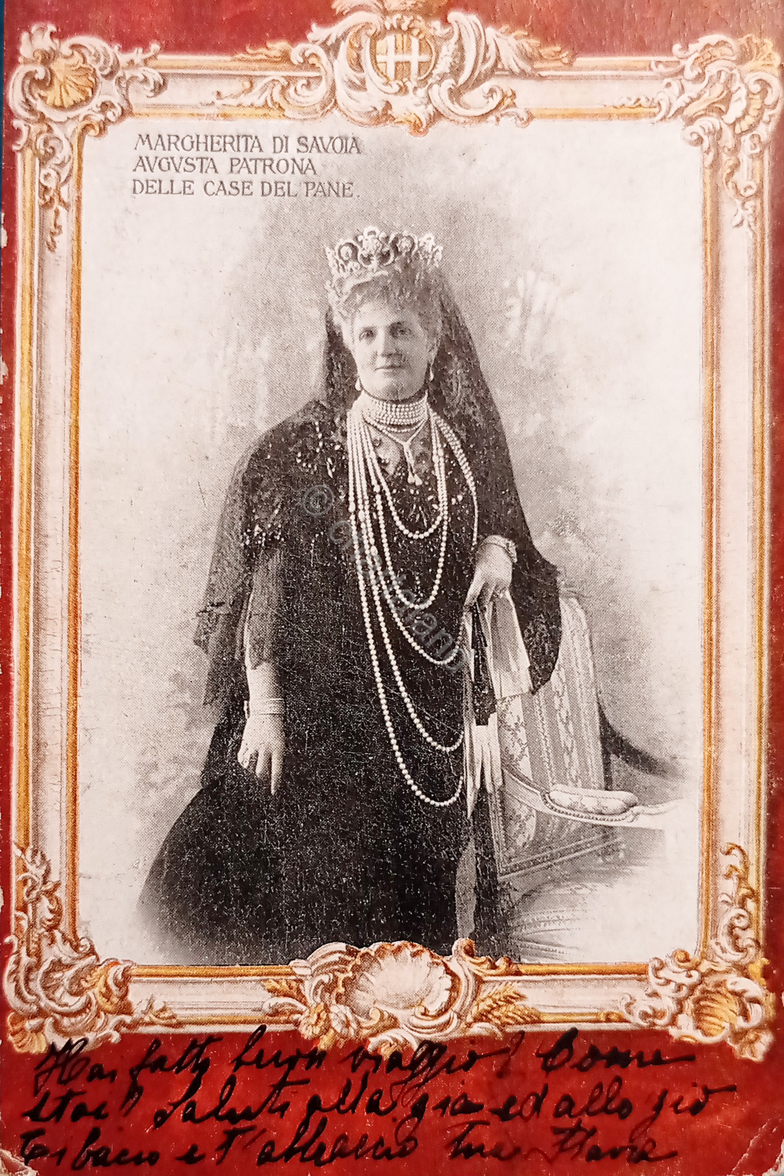 Cartolina - Margherita di Savoia Augusta Patrona delle Case del …