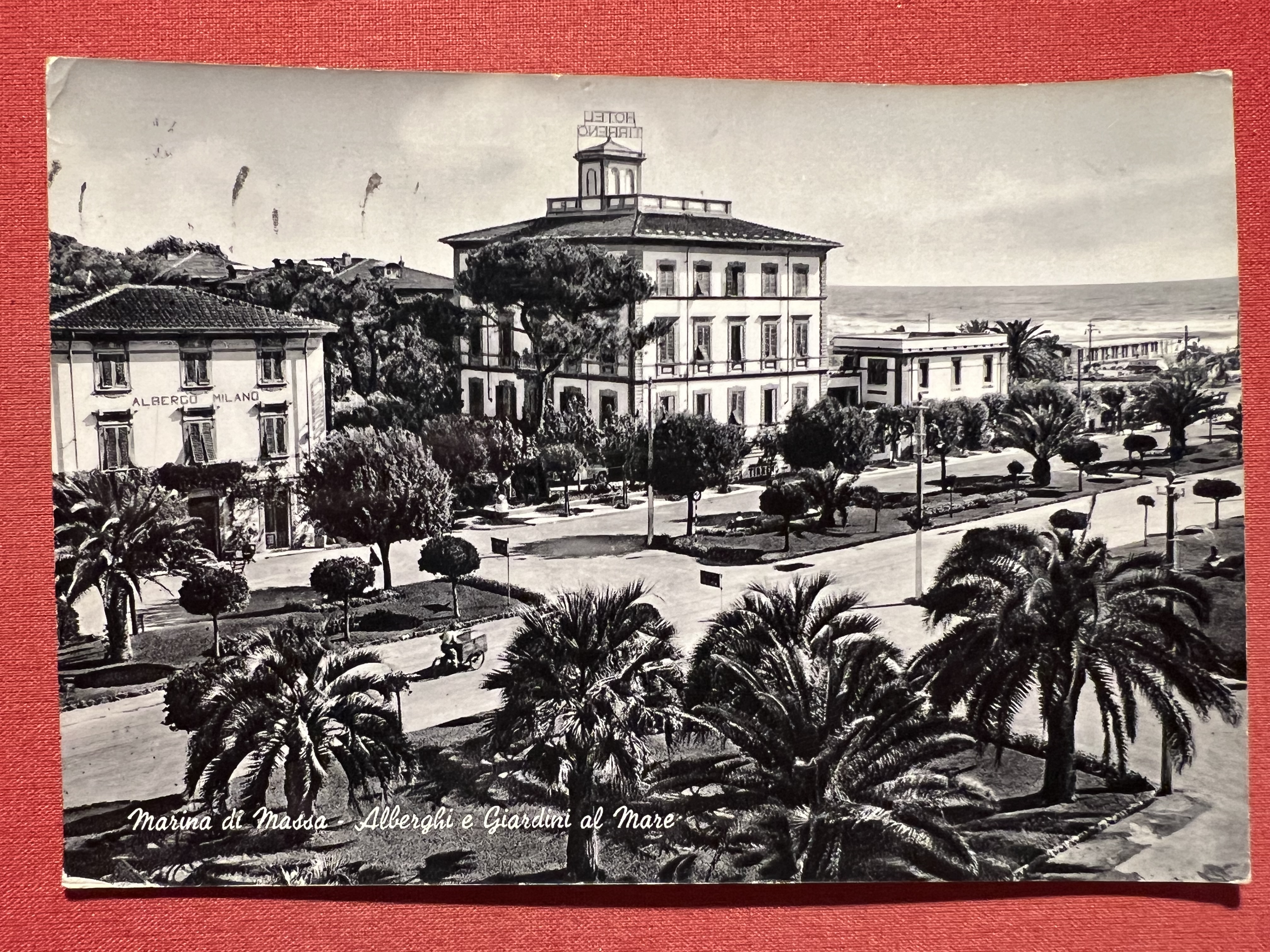 Cartolina - Marina di Massa - Alberghi e Giardini al …
