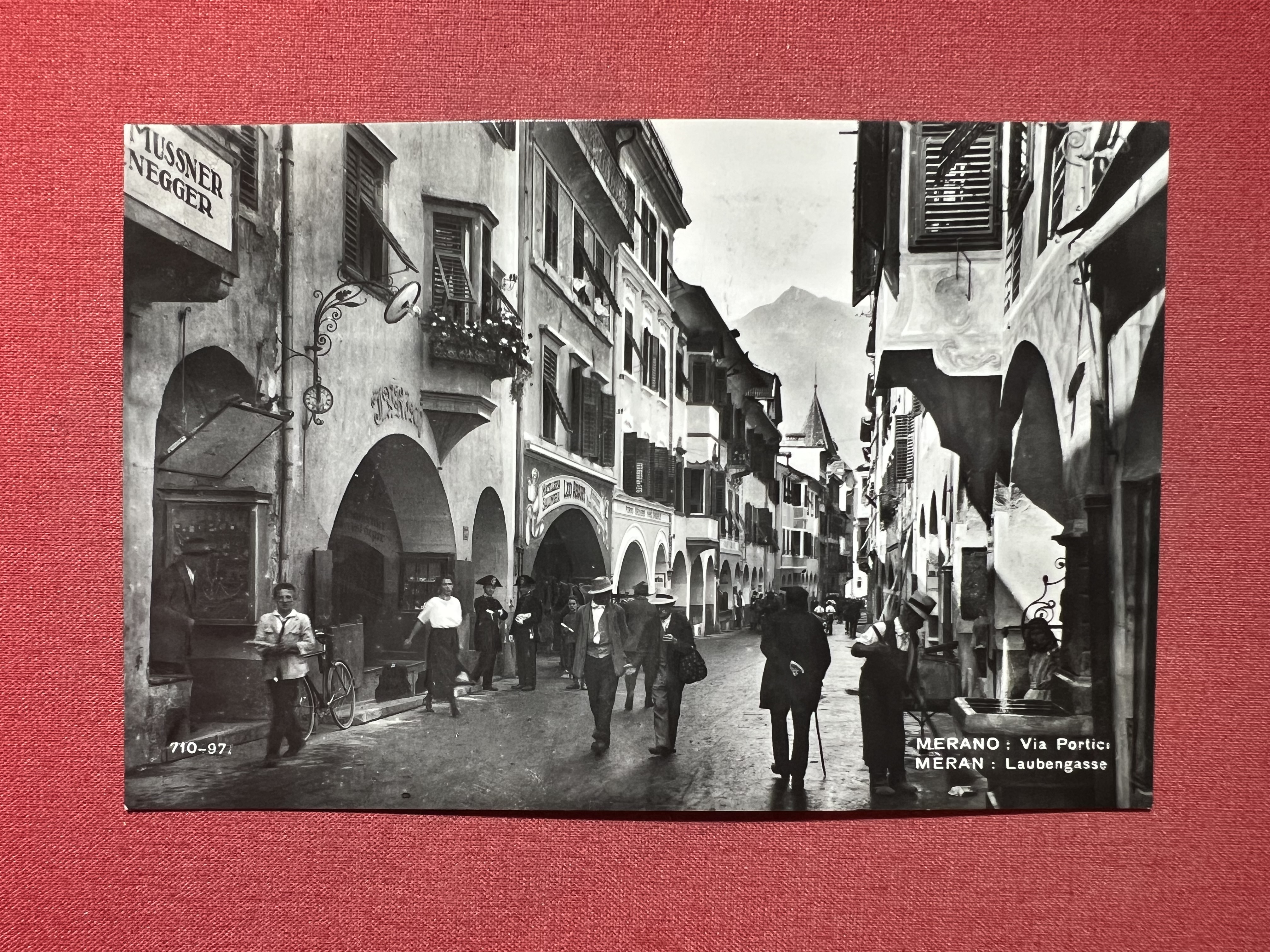 Cartolina - Merano - Via Portici - Meran - Laubengasse …