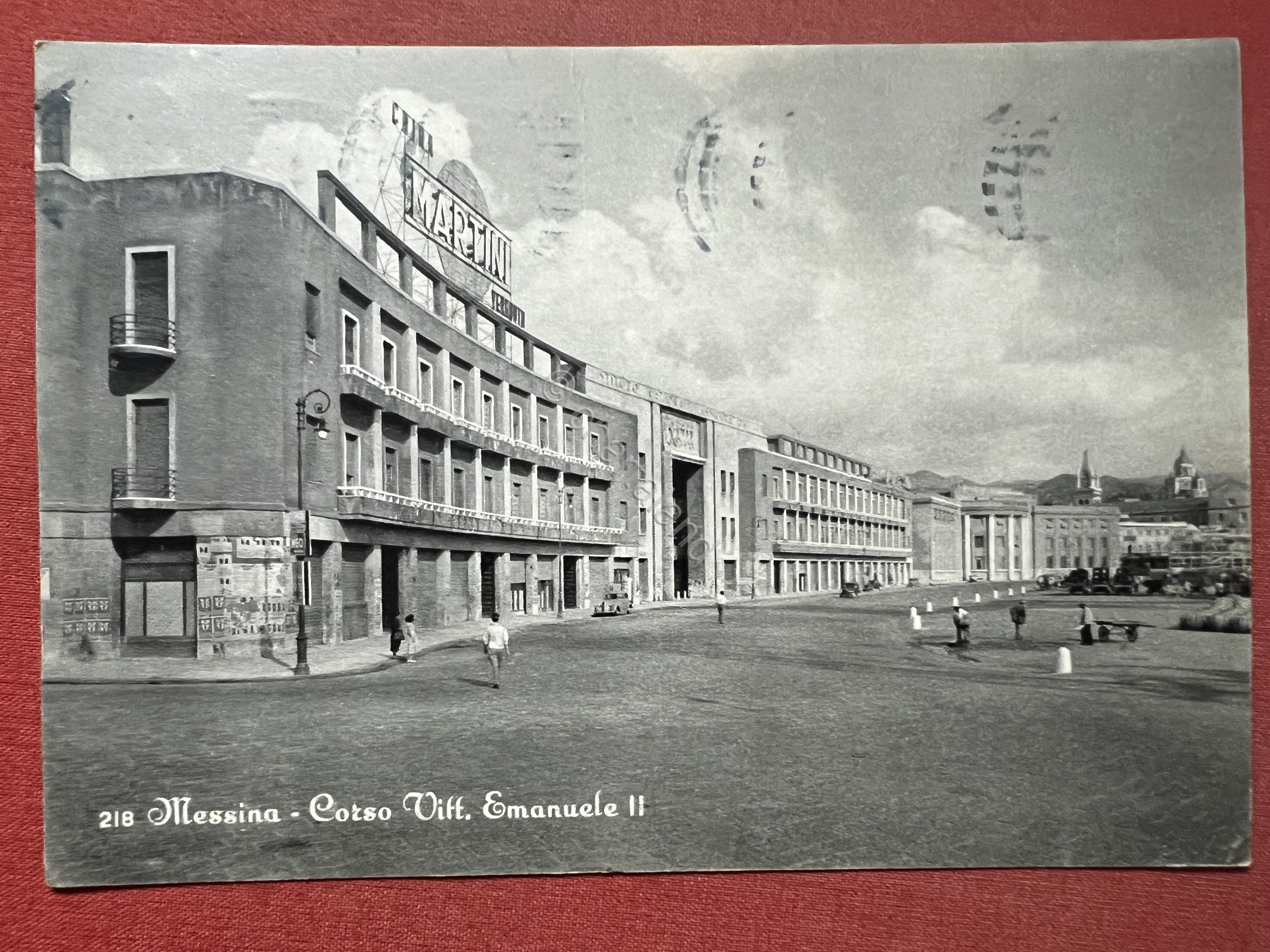 Cartolina - Messina - Corso Vittorio Emanuele II - 1956