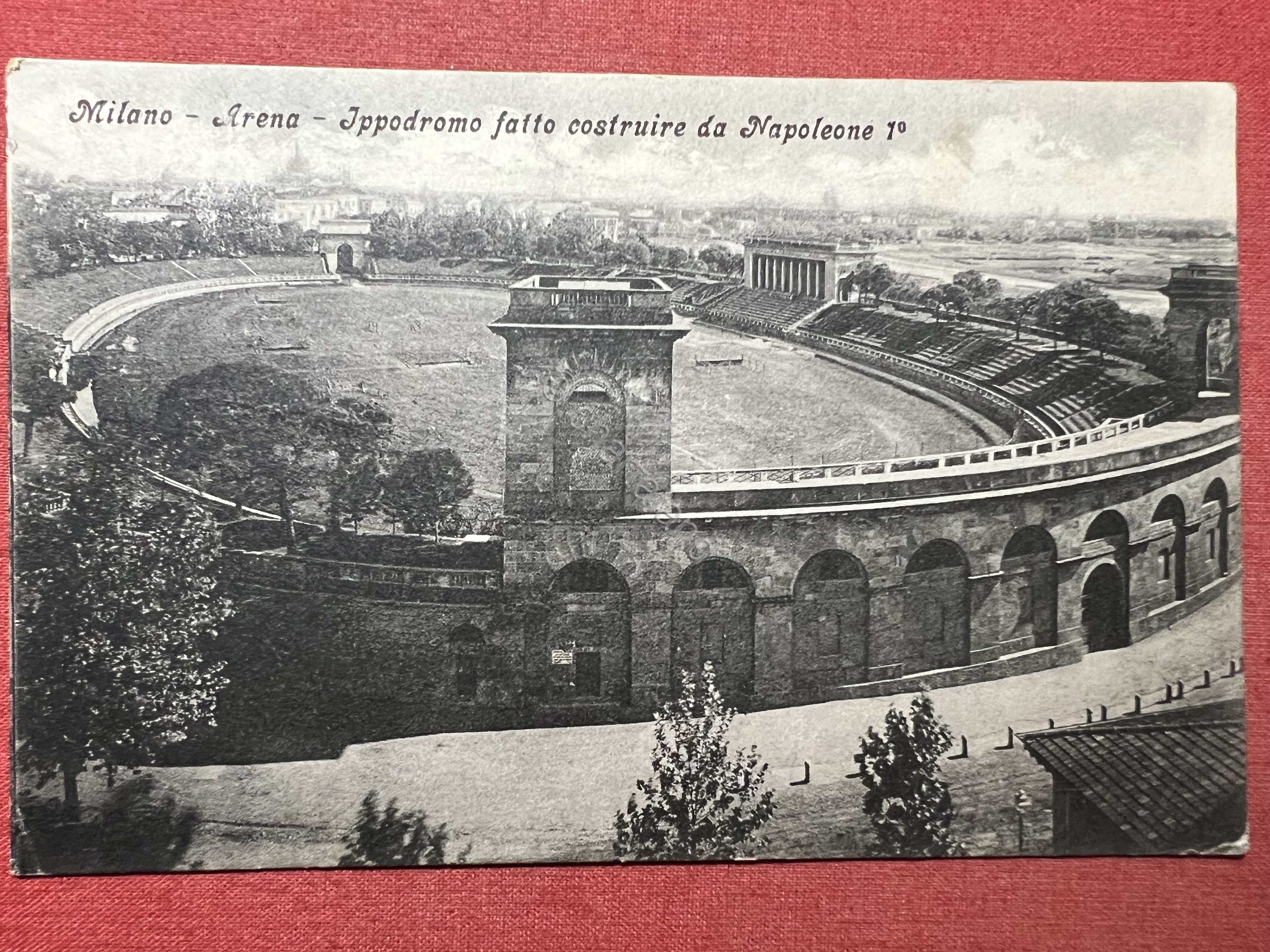 Cartolina - Milano - Arena - Ippodromo fatto costruito da …