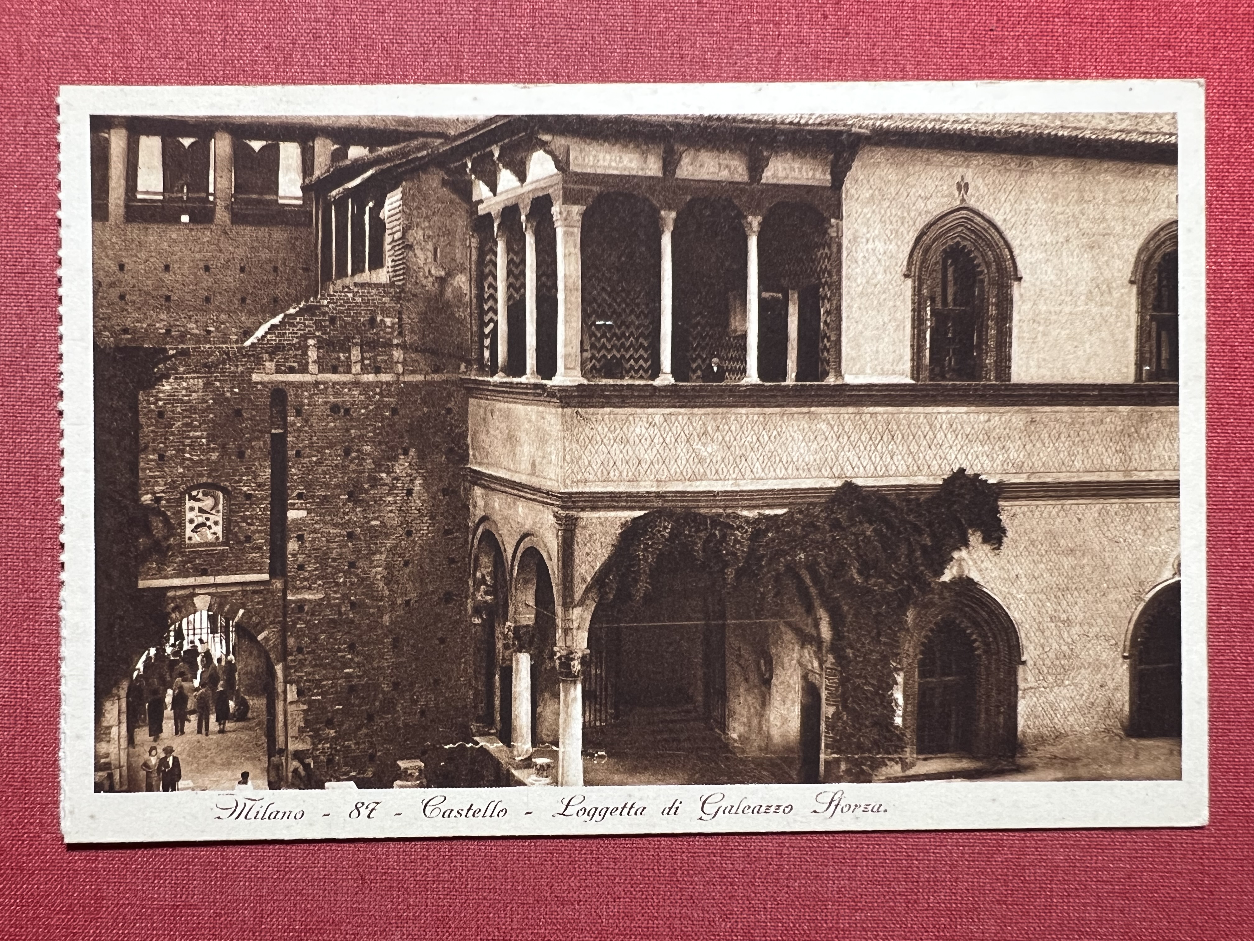Cartolina - Milano - Castello - Loggetta di Galeazzo Sforza …