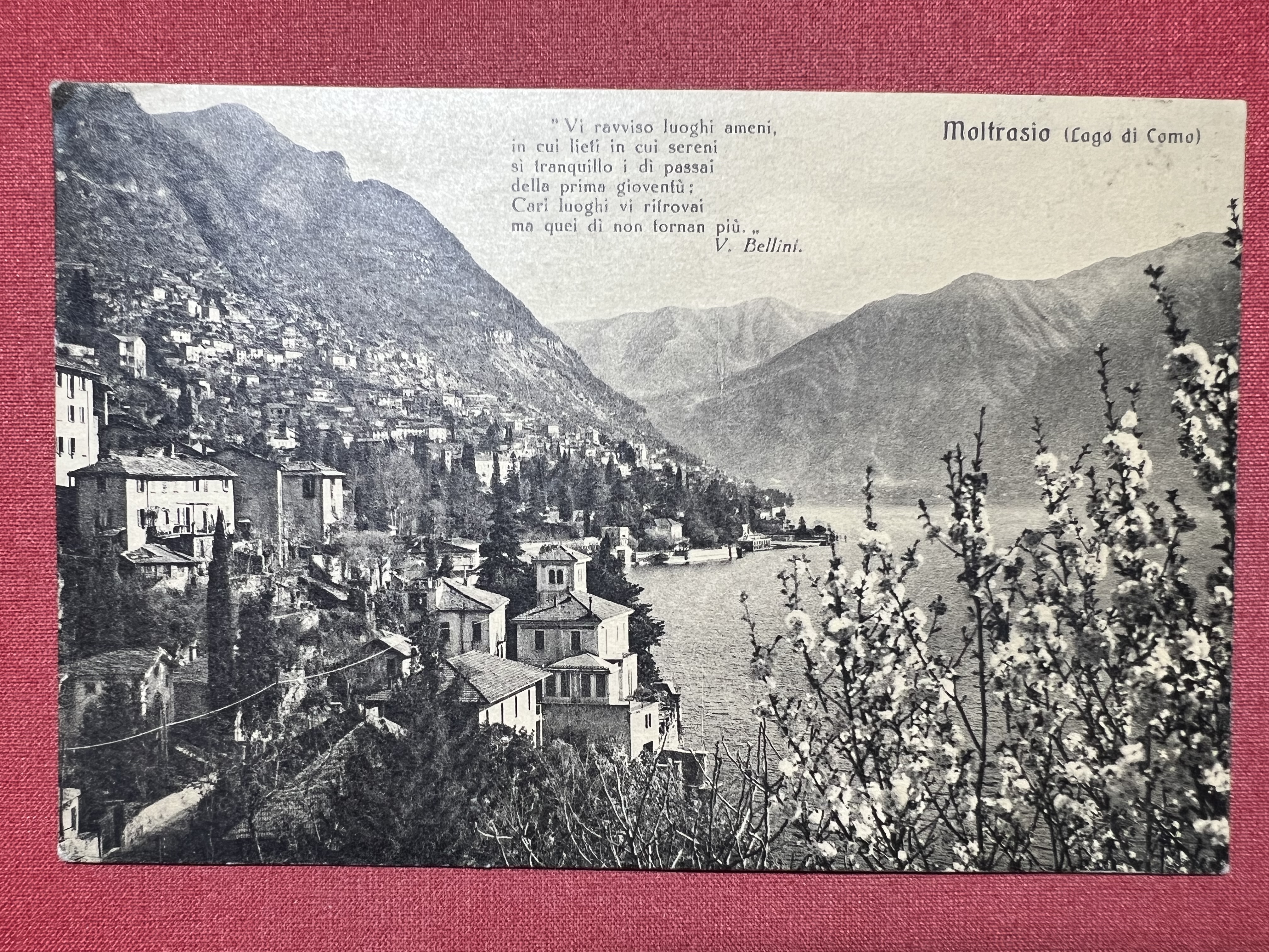 Cartolina - Moltrasio ( Lago di Como ) - 1944