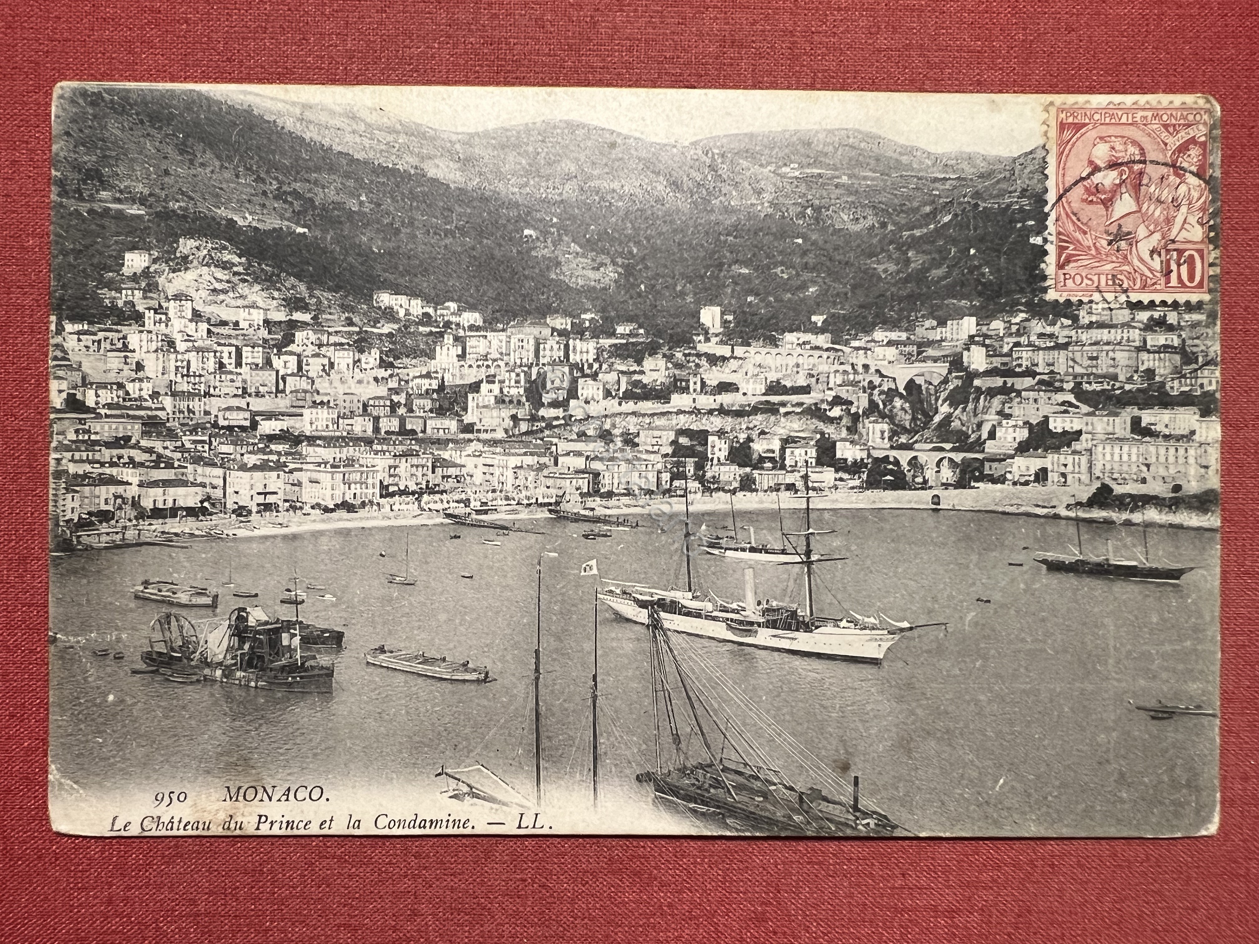 Cartolina - Monaco - La Château du Prince et la …