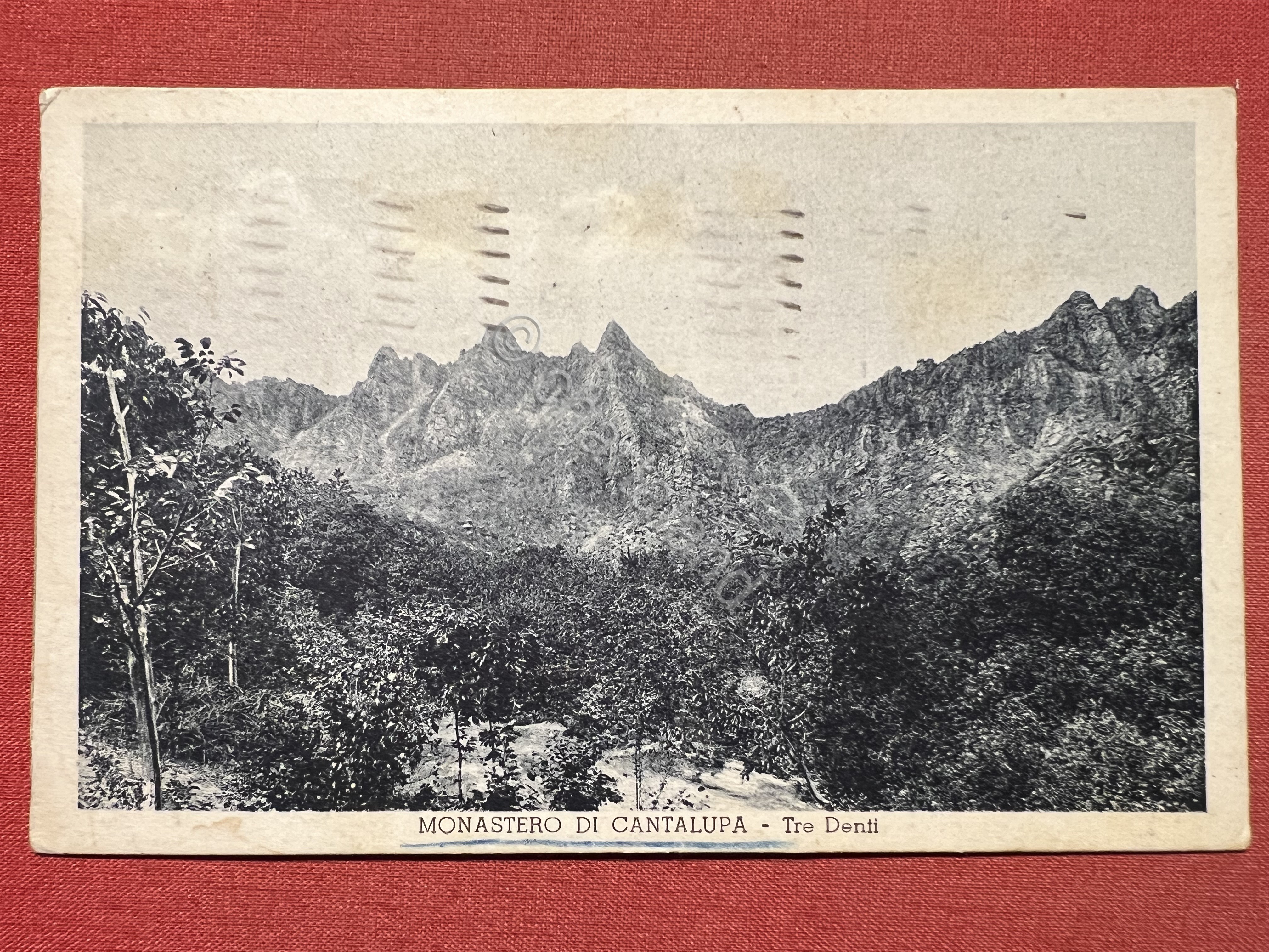 Cartolina - Monastero di Cantalupa - Tre Denti - 1941