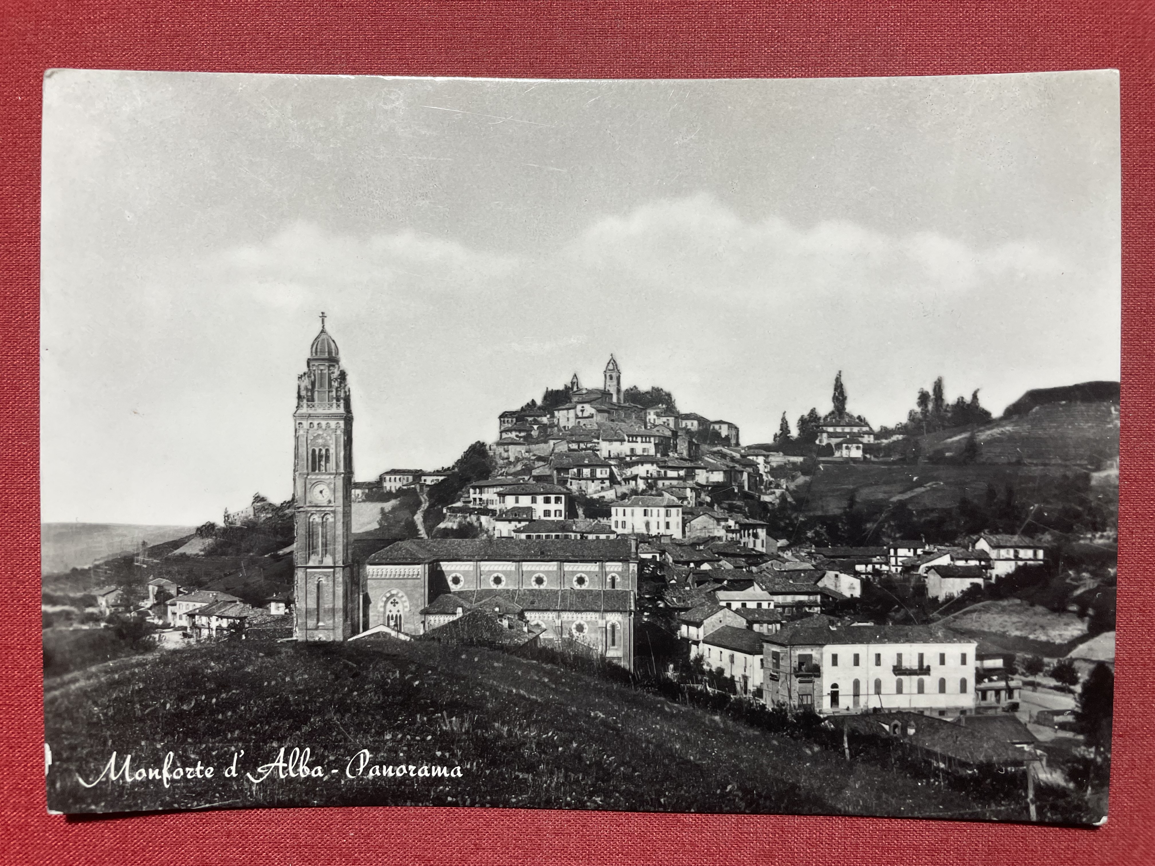 Cartolina - Monforte d'Alba ( Cuneo ) - Panorama - …