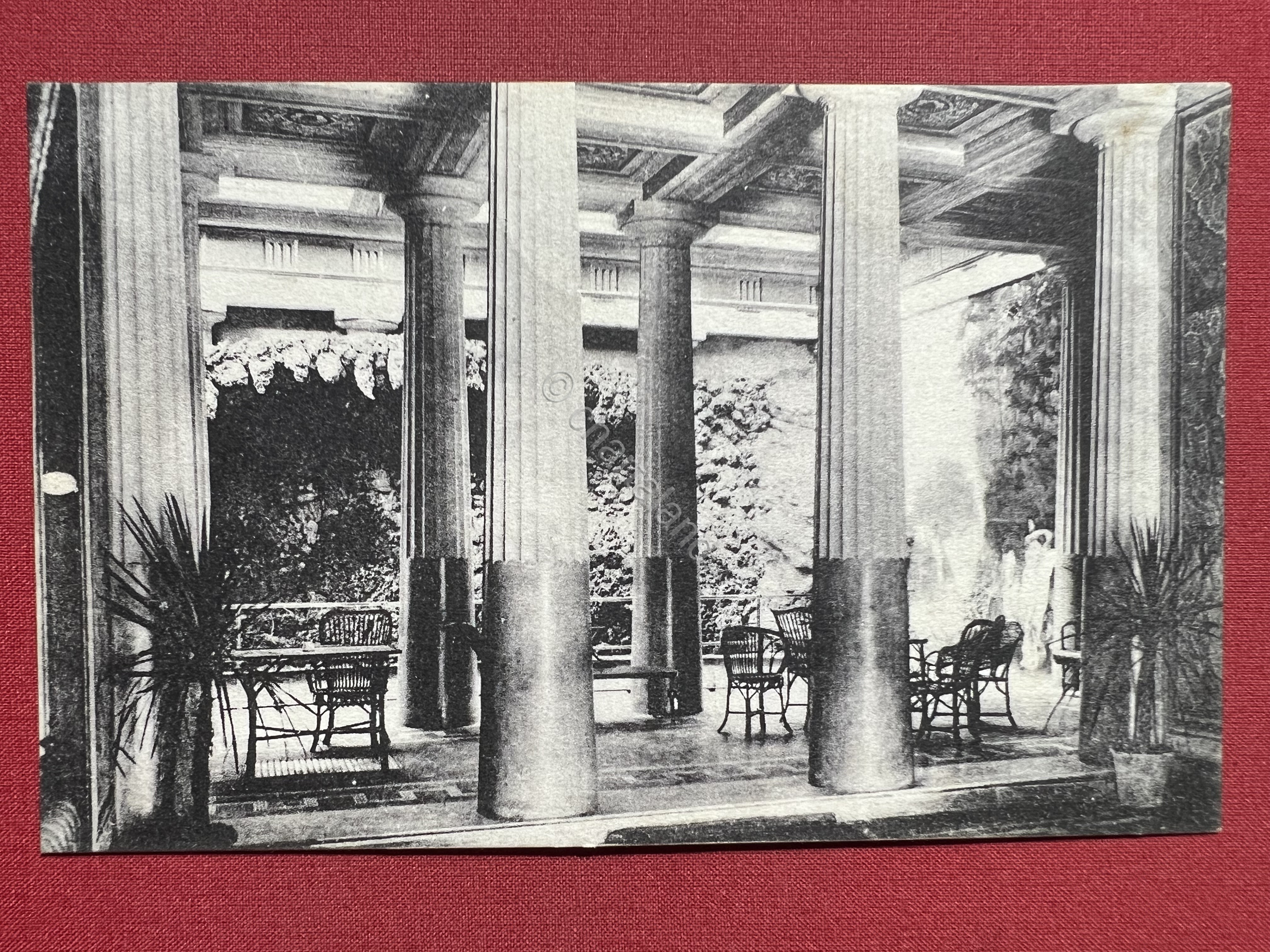 Cartolina - Monsummano Grotta Giusti ( Atrio ) - 1909