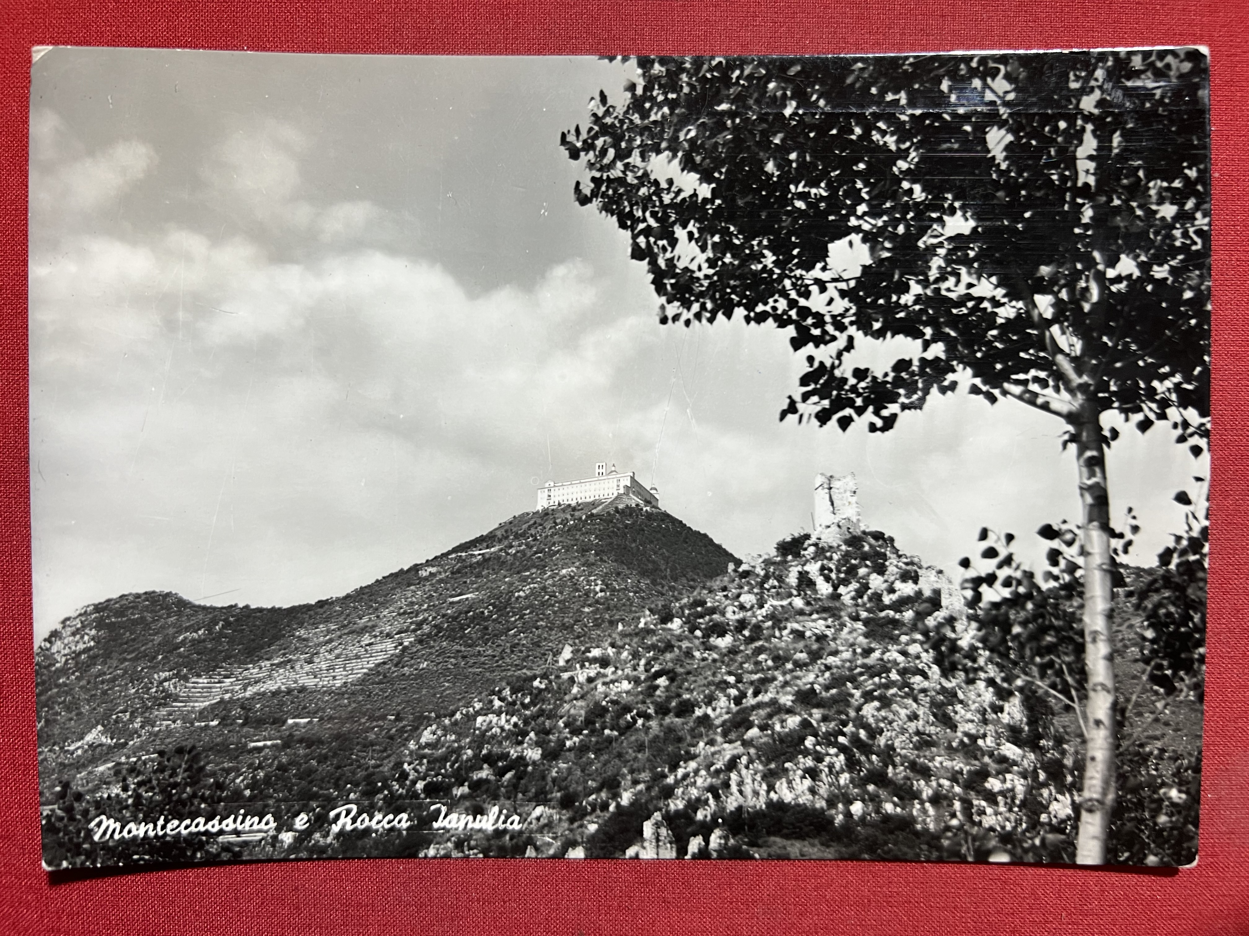 Cartolina - Montecassino e Rocca Janula ( Frosinone ) - …