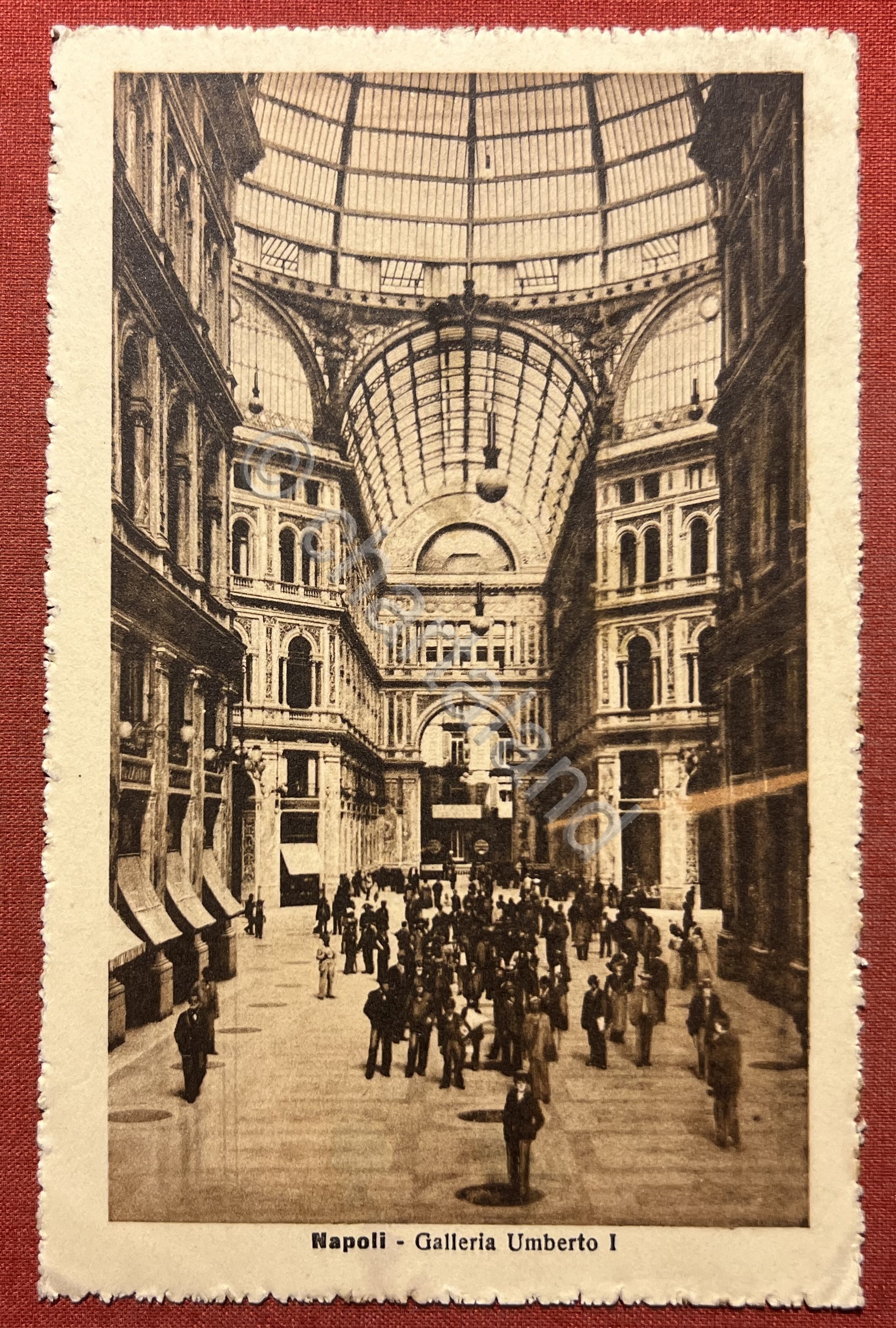 Cartolina - Napoli - Galleria Umberto I - 1920 ca.