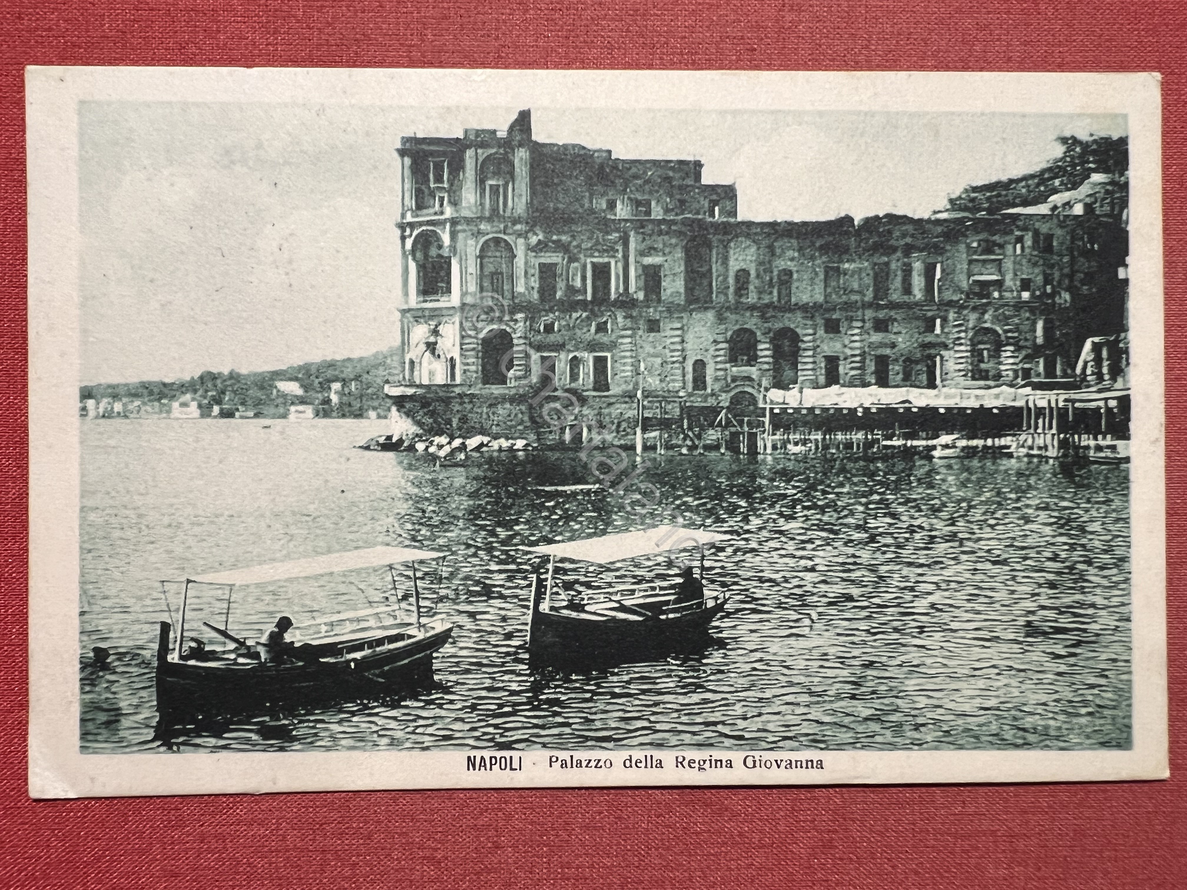 Cartolina - Napoli - Palazzo della Regina Giovanna - 1922