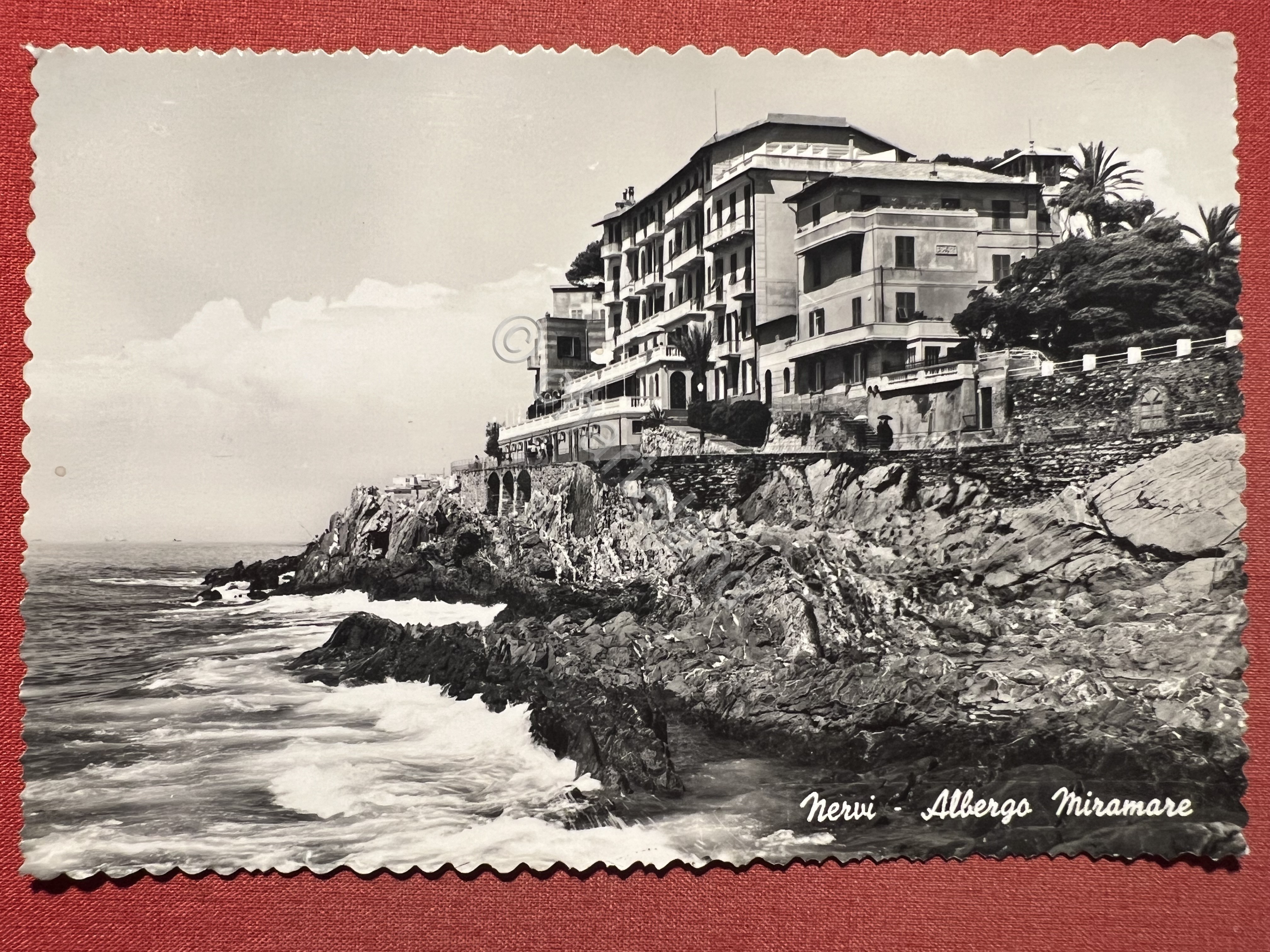 Cartolina - Nervi - Albergo Miramare - 1962