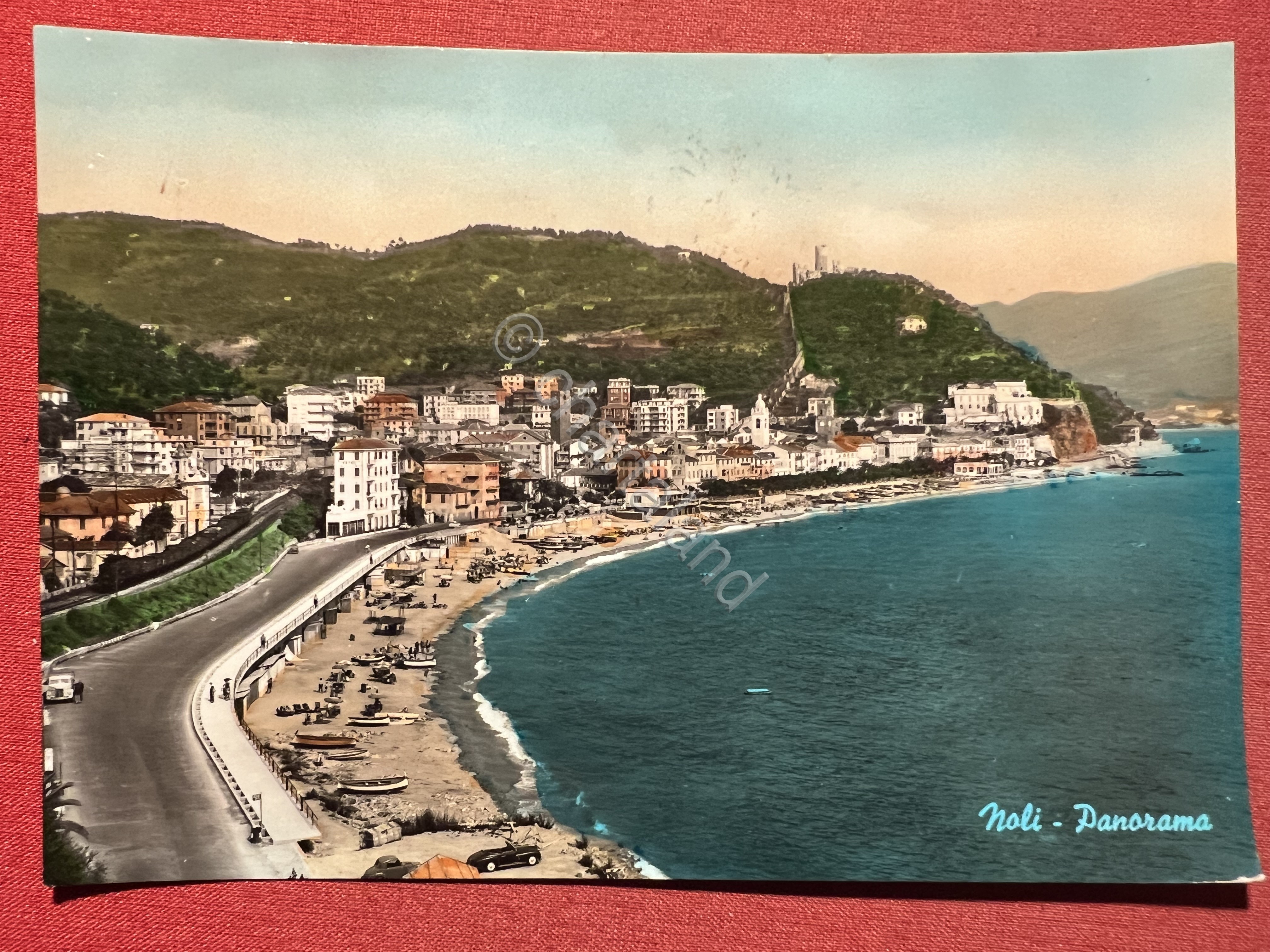 Cartolina - Noli ( Savona ) - Panorama - 1958