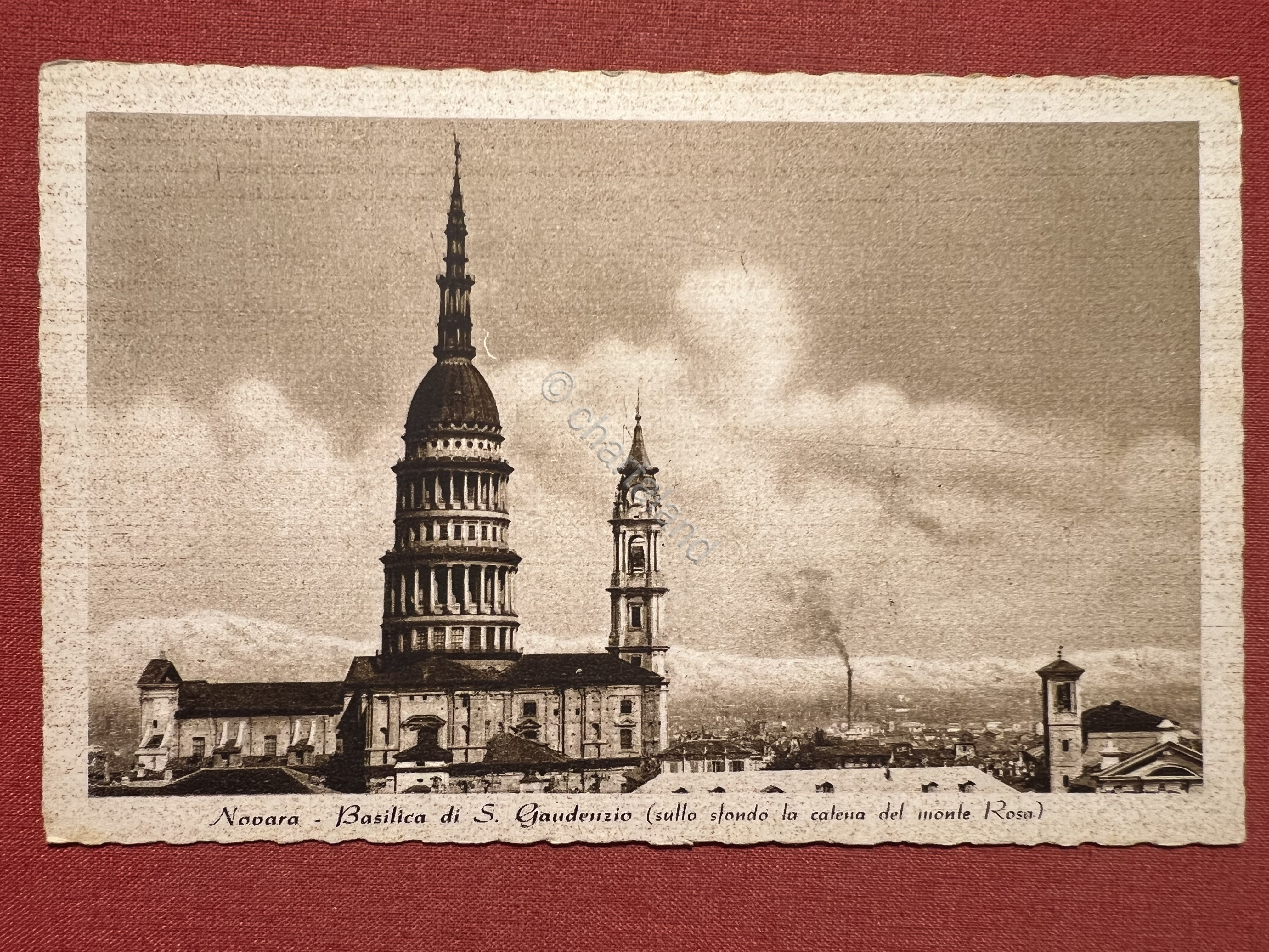 Cartolina - Novara - Basilica di S. Gaudenzio - Catena …