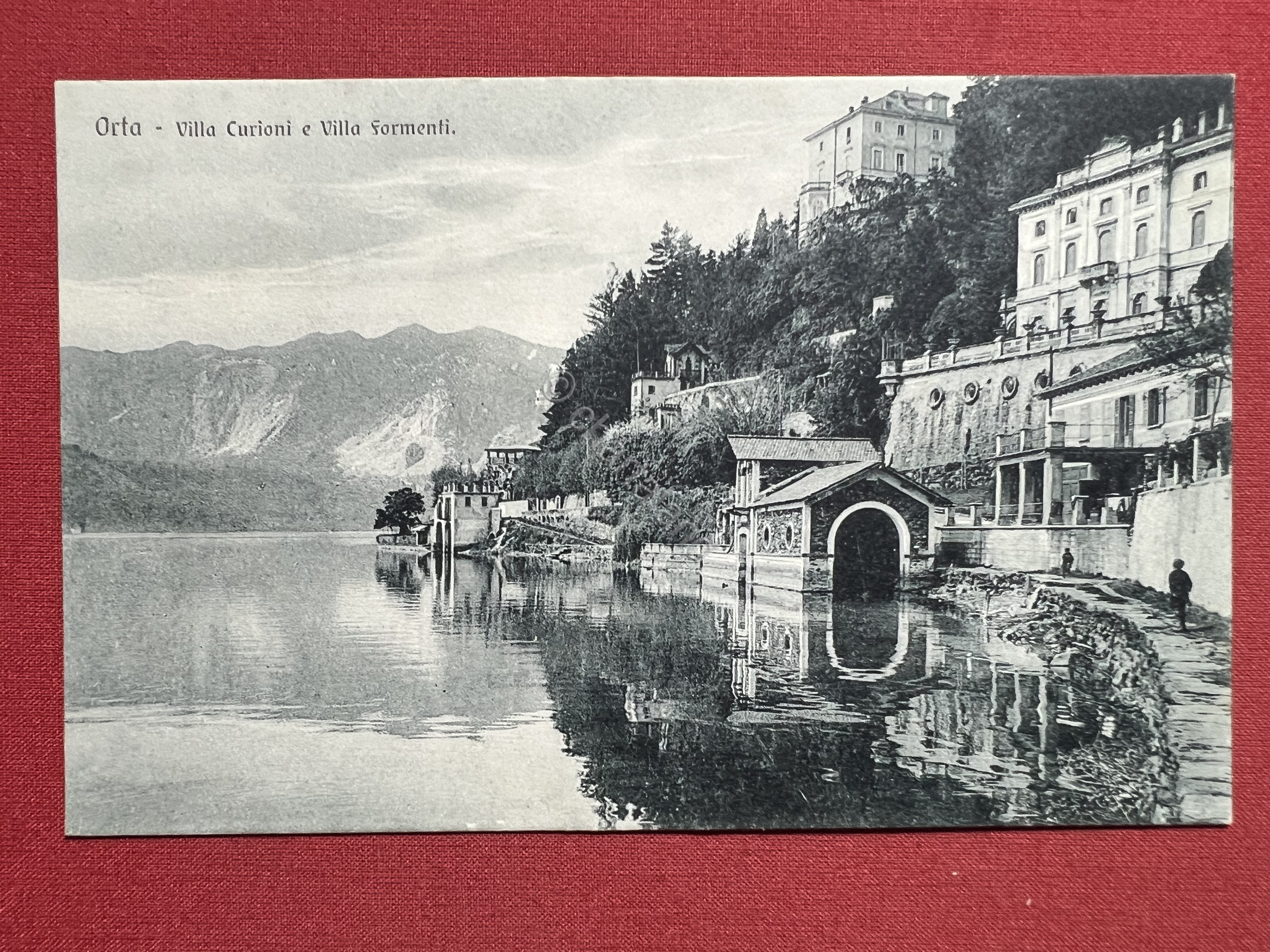 Cartolina - Orta ( Novara ) - Villa Curioni e …